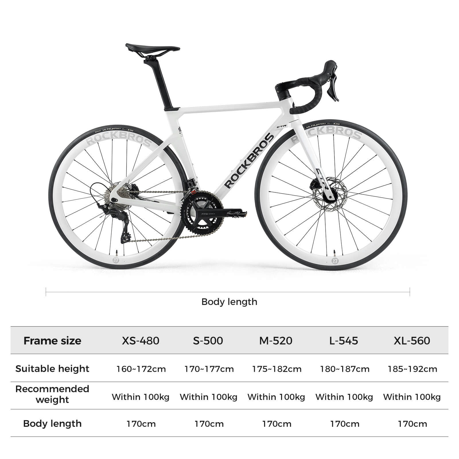 rockbros FlowRide CTR 3.0 carbon road bike for endurance and racing
#color_army green