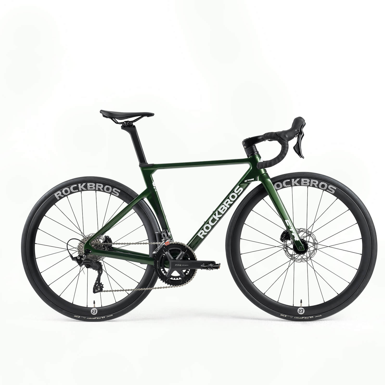 rockbros FlowRide CTR 3.0 carbon road bike for endurance and racing
#color_army green
