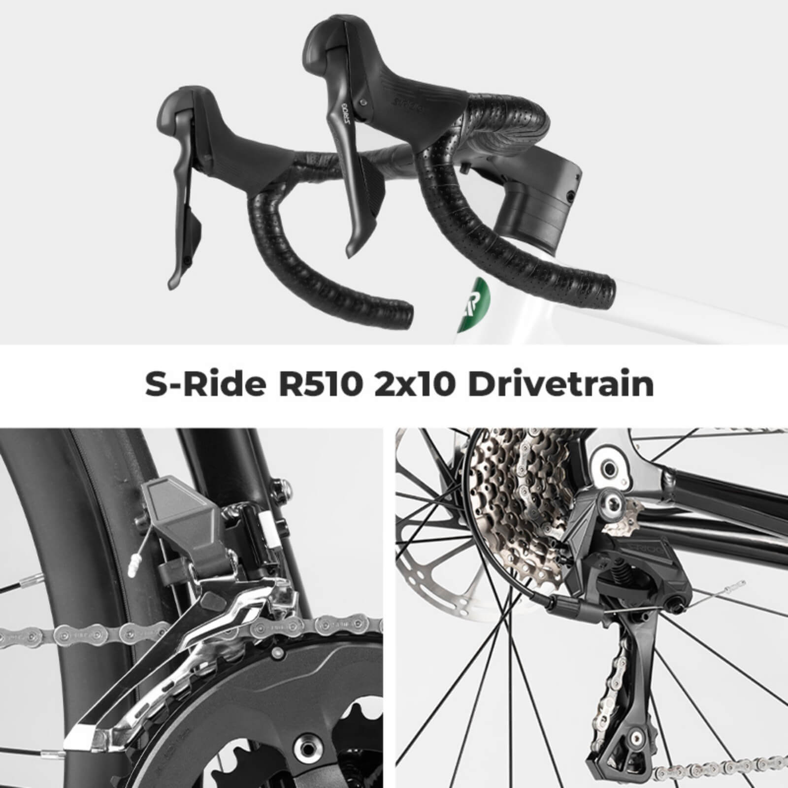 rockbros 700C road bike FLR-W3 durable and lightweight design
#color_Turbo Red