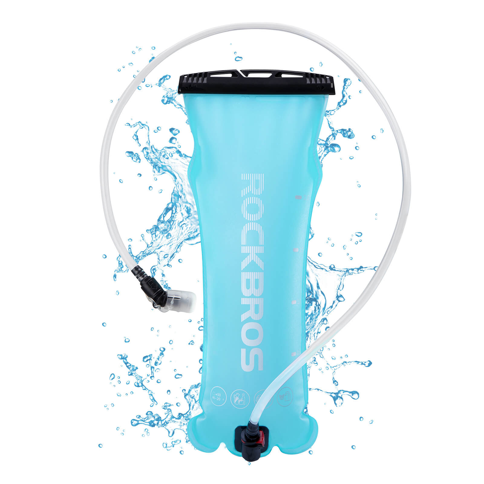 rockbros foldable hydration bladder for outdoor sports.