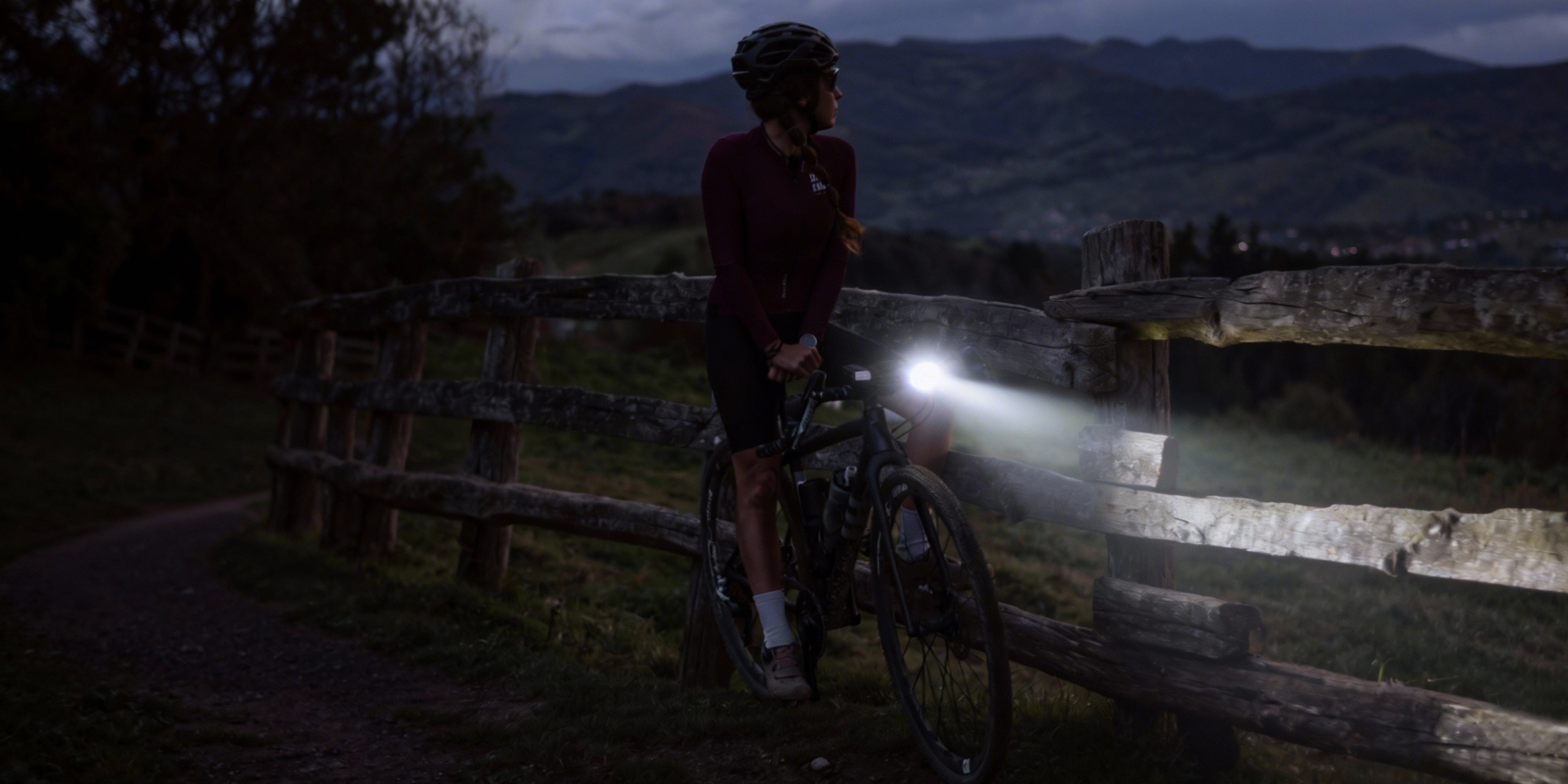 ROCKBROS waterproof front bike light for all weather riding in Australia.