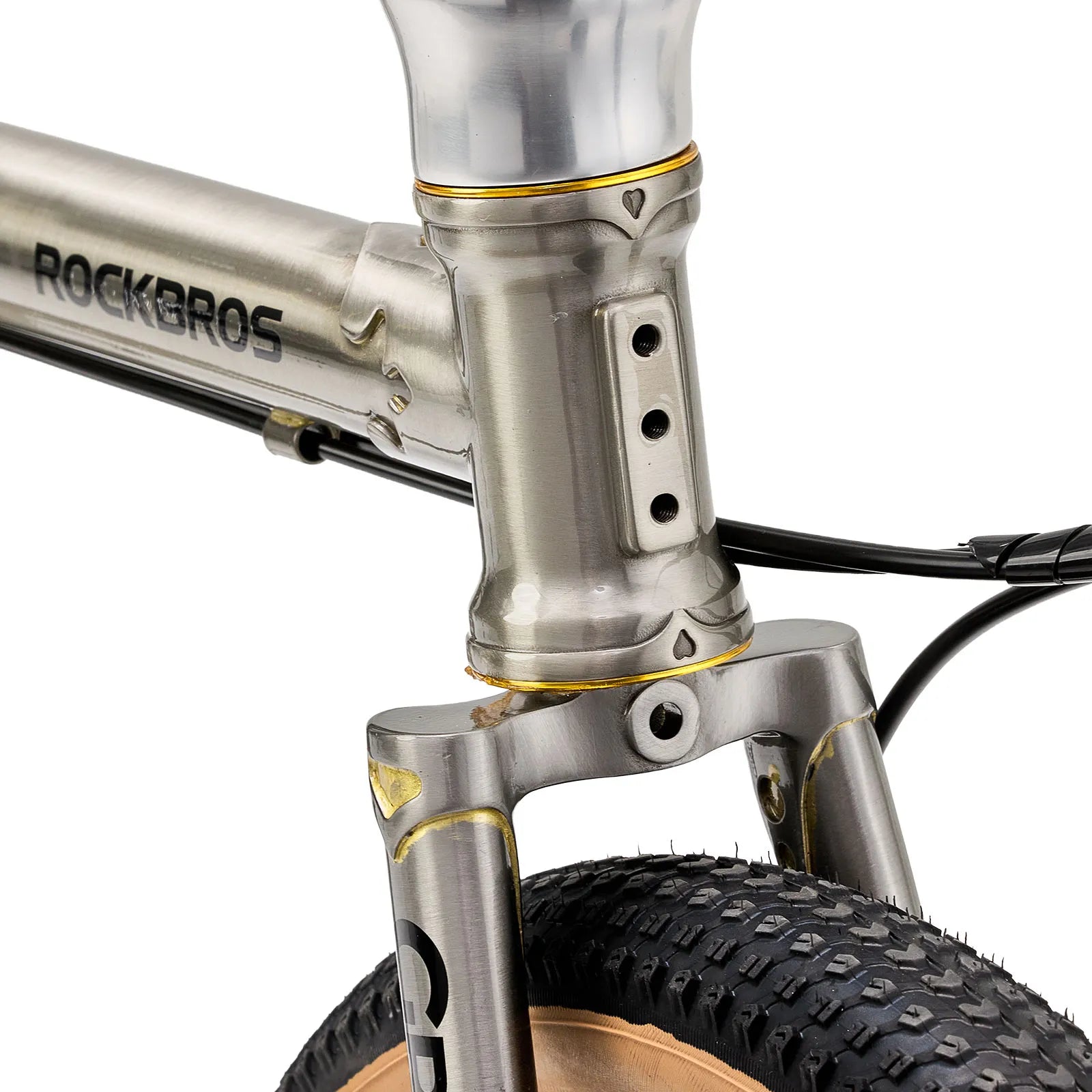 Rockbros Garvis 20 inch chromoly steel folding bike with 9-speed drivetrain.