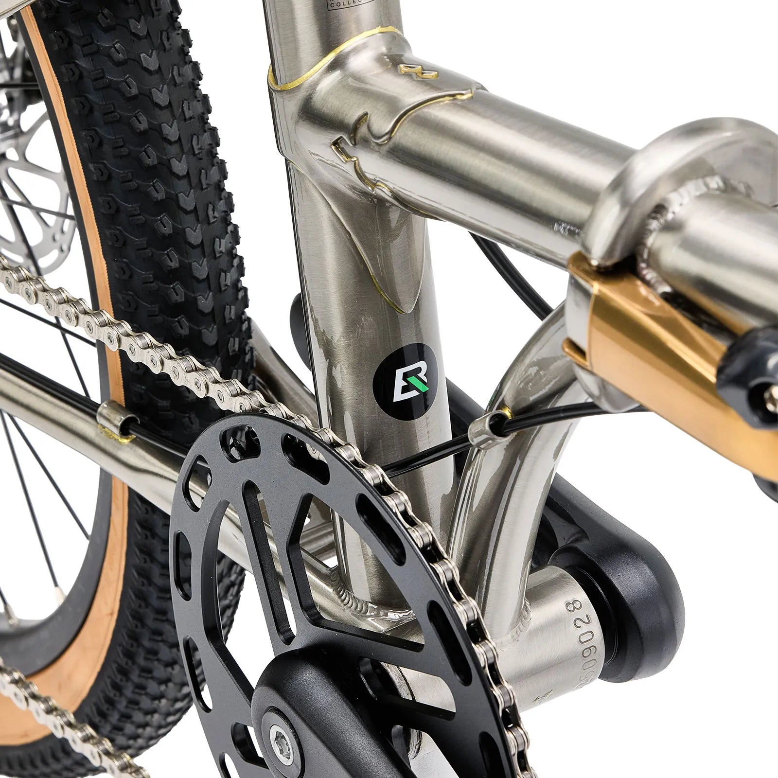 Rockbros Garvis 20 inch chromoly steel folding bike with 9-speed drivetrain.