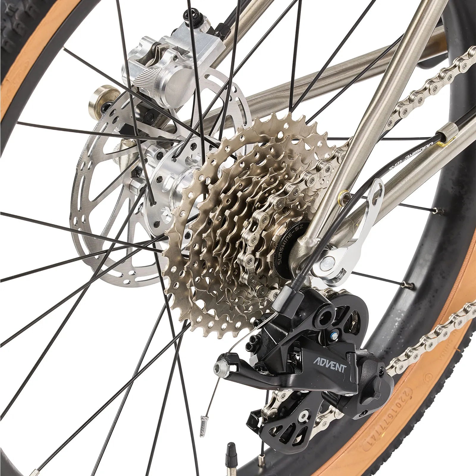 Rockbros Garvis 20 inch chromoly steel folding bike with 9-speed drivetrain.