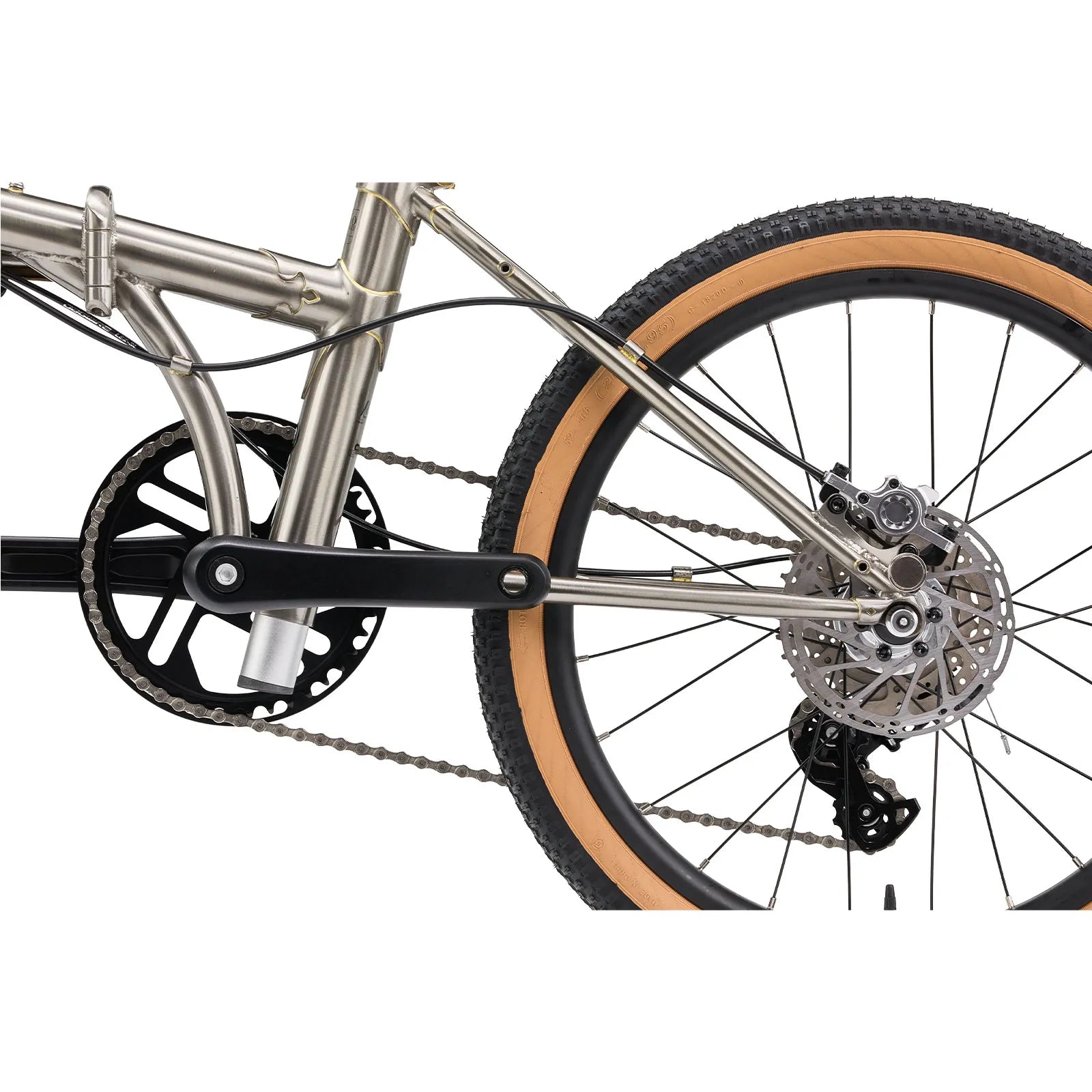 Rockbros Garvis 20 inch chromoly steel folding bike with 9-speed drivetrain.