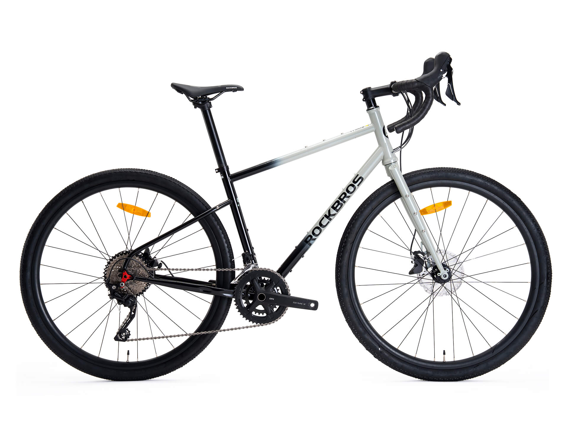 rockbros chromoly steel gravel bike grx groupset for adventure riding