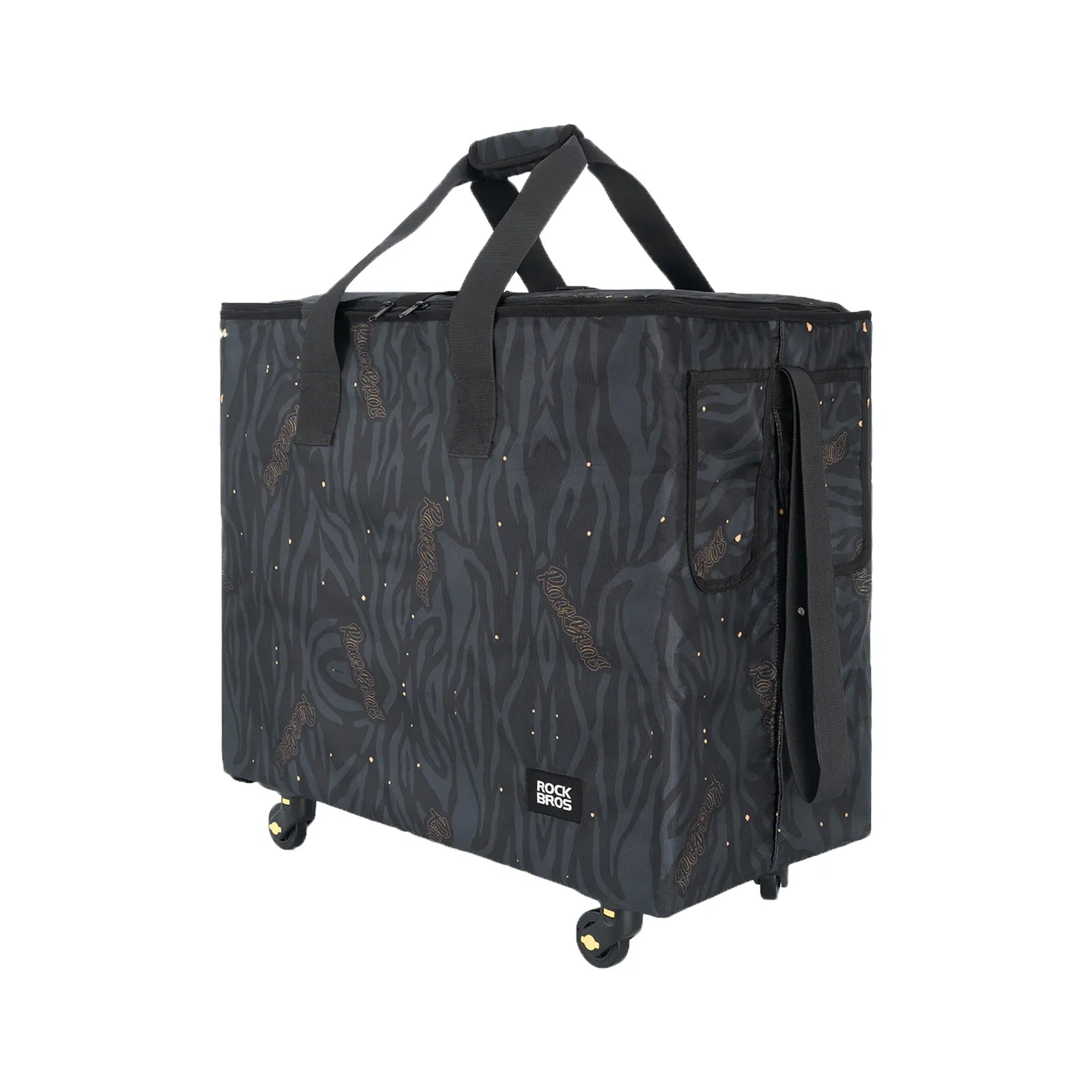 ROCKBROS portable storage bag for 14 to 22 inch folding bikes, front view.
#options_Rolling Duffle Bag (Fits 14-16 Inch)