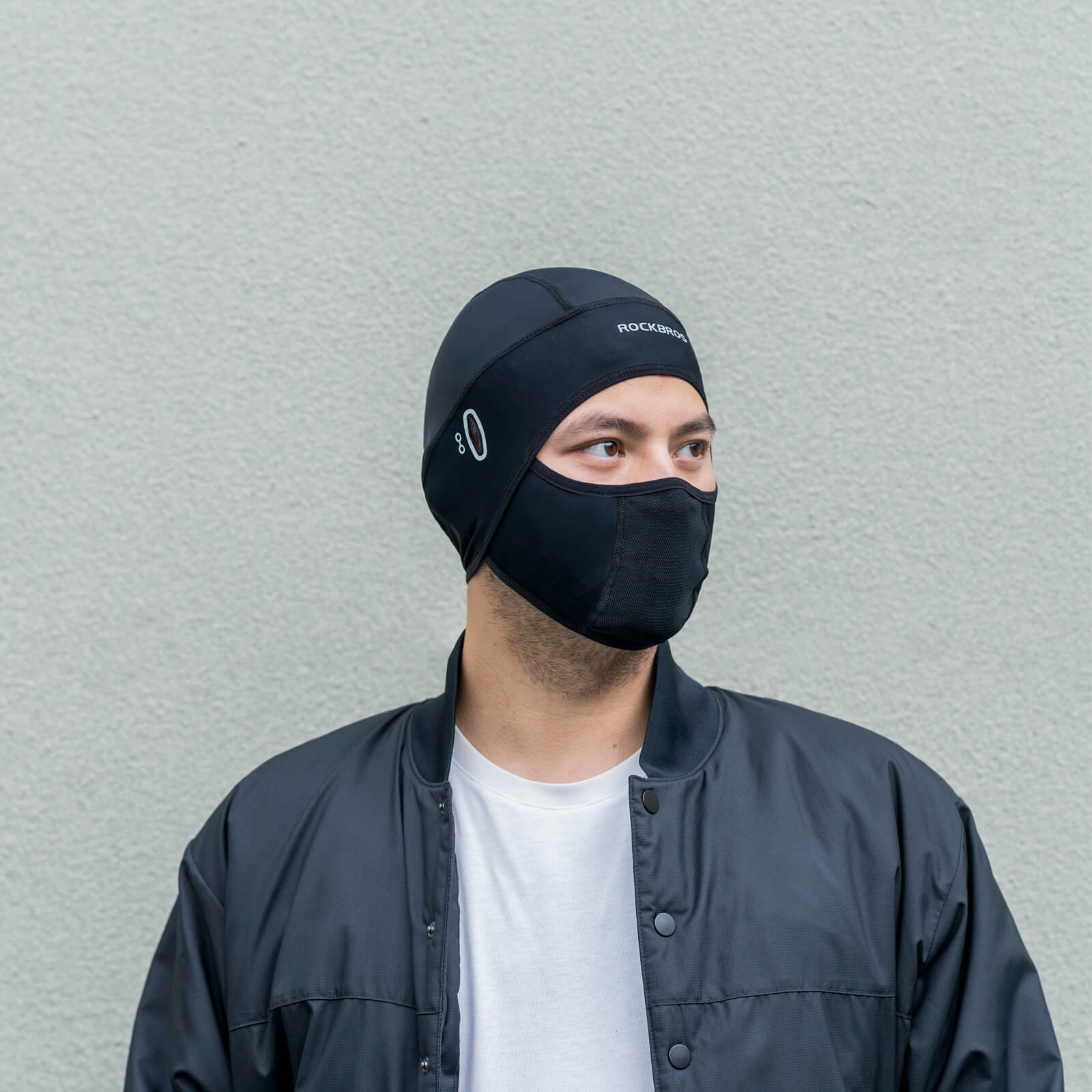 ROCKBROS Ice Silk Balaclava Full Face Mask for Sun Protection, Unisex
#color_black