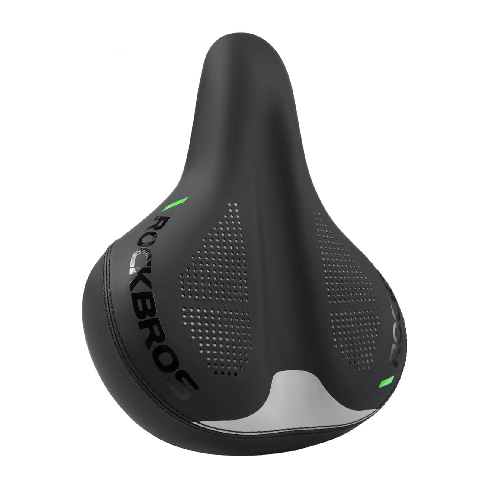 ROCKBROS inflatable shock absorbing bike saddle for smooth rides.