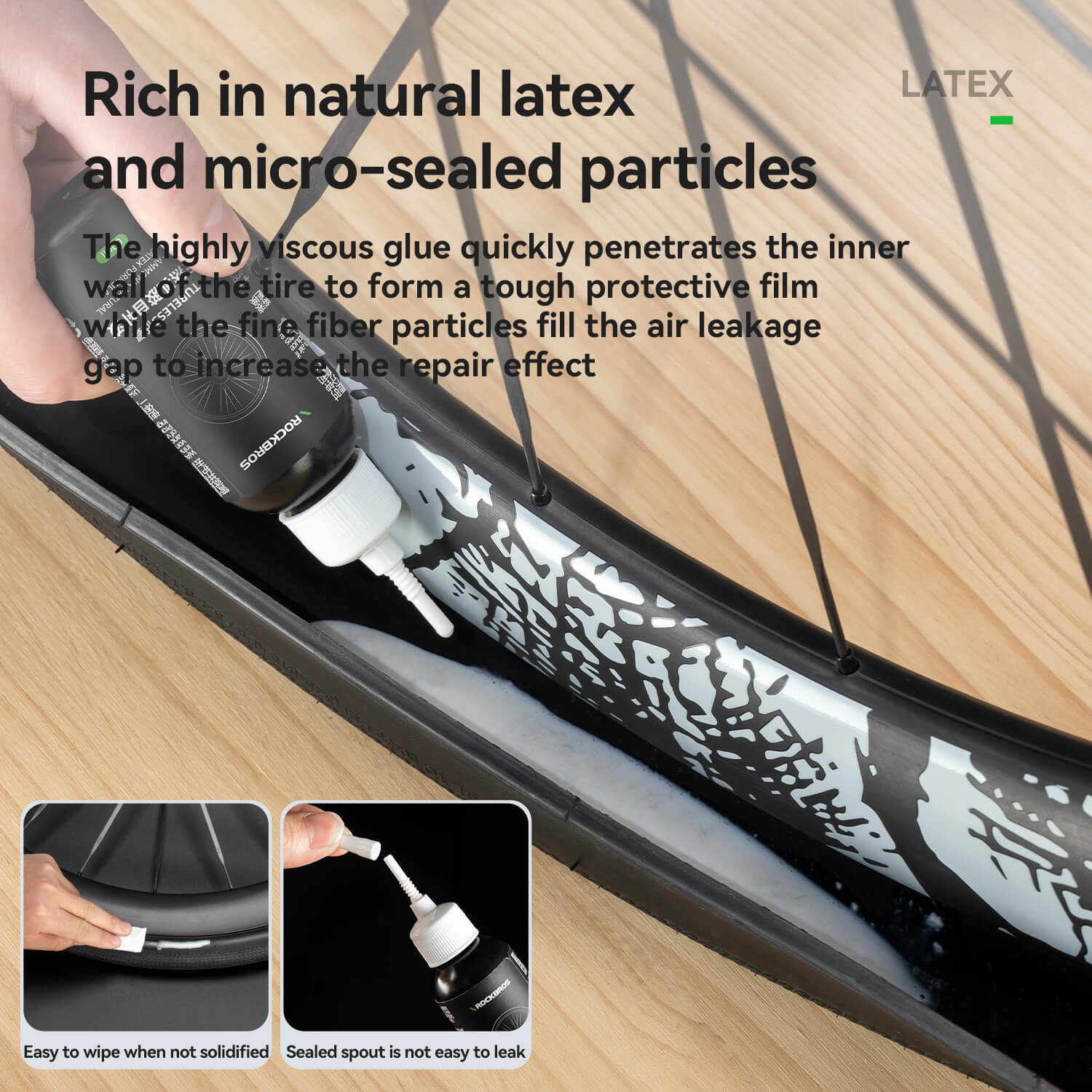 rockbros tyre sealant long ride bike repair