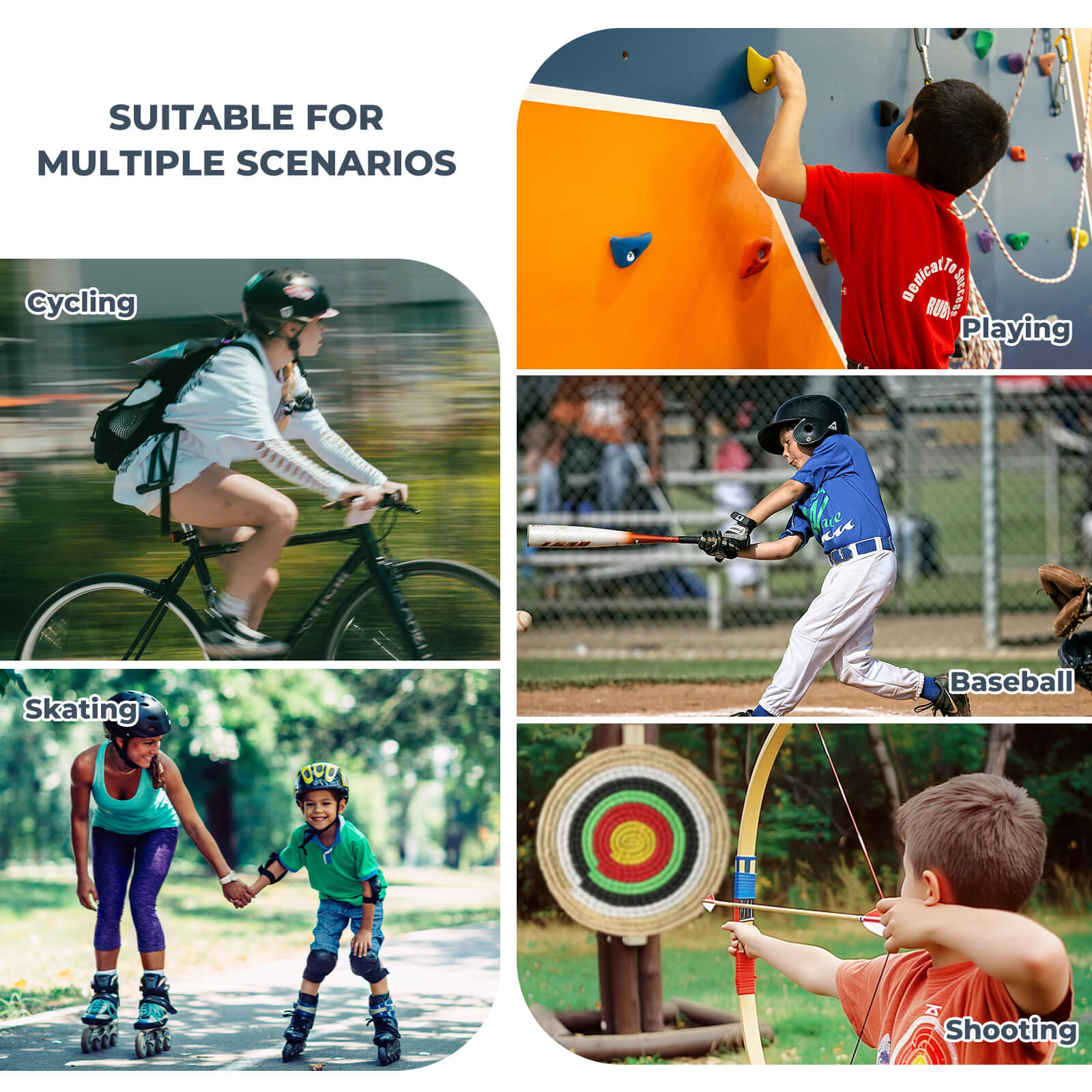 rockbros kids anti-slip full finger cycling gloves for children riding bikes.
#color_green