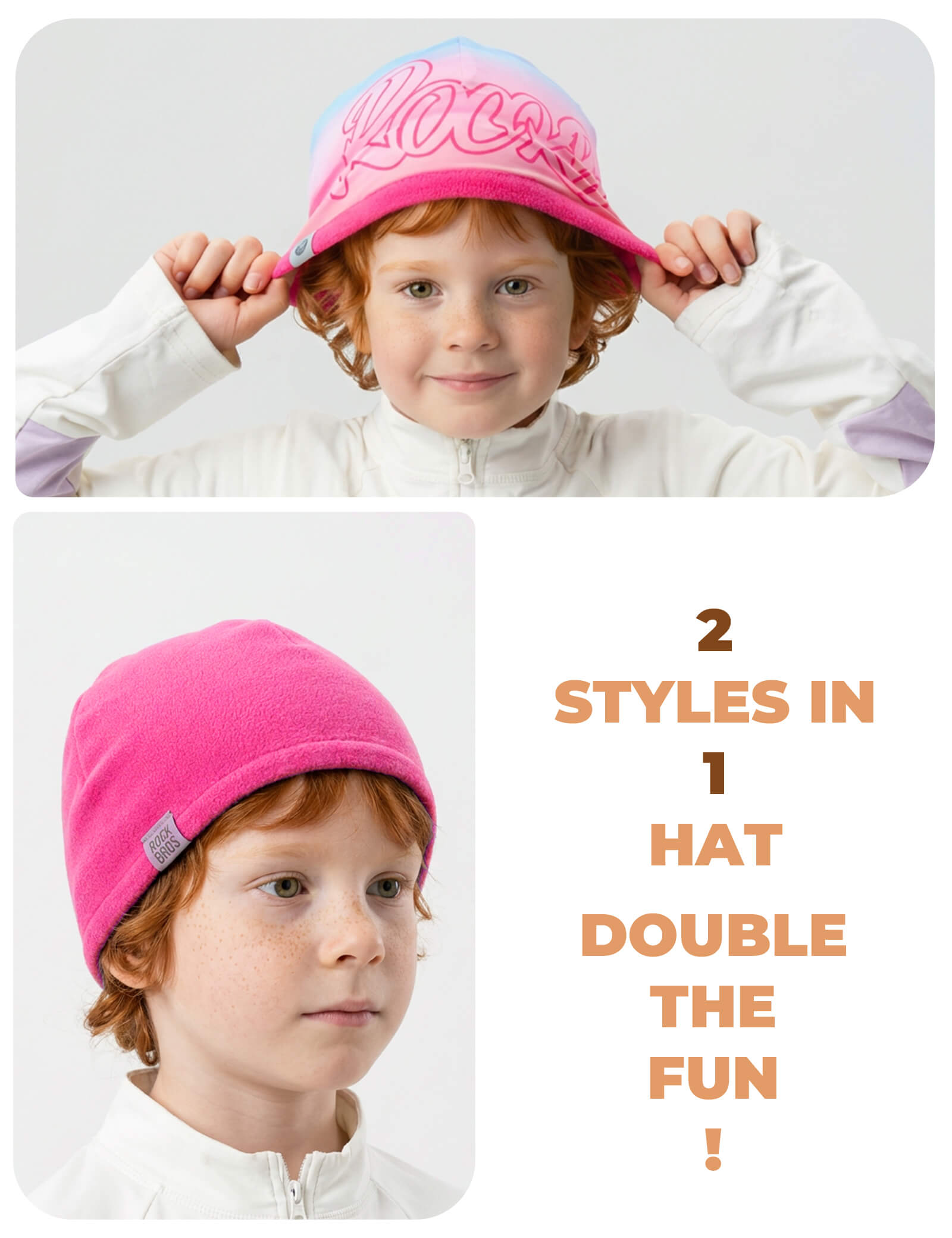 ROCKBROS Kids Outdoor Polar Fleece Sports Balaclava in Black - Windproof Ski Mask for Boys and Girls.
#color_yellow