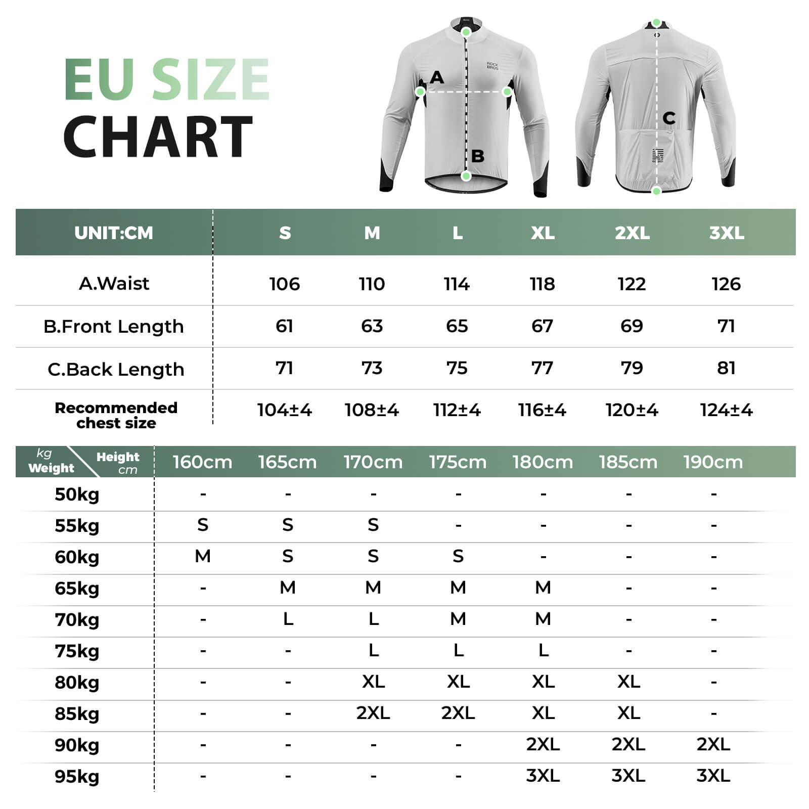 rockbros lightweight reflective cycling windbreaker jacket for road cycling.