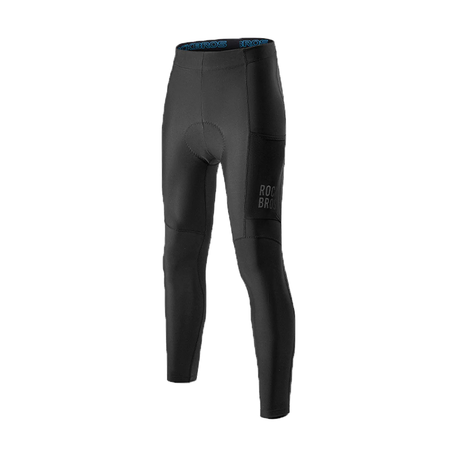ROCKBROS Men's Lightweight Long Cycling Tights with Professional Dual-Density Protective Pad