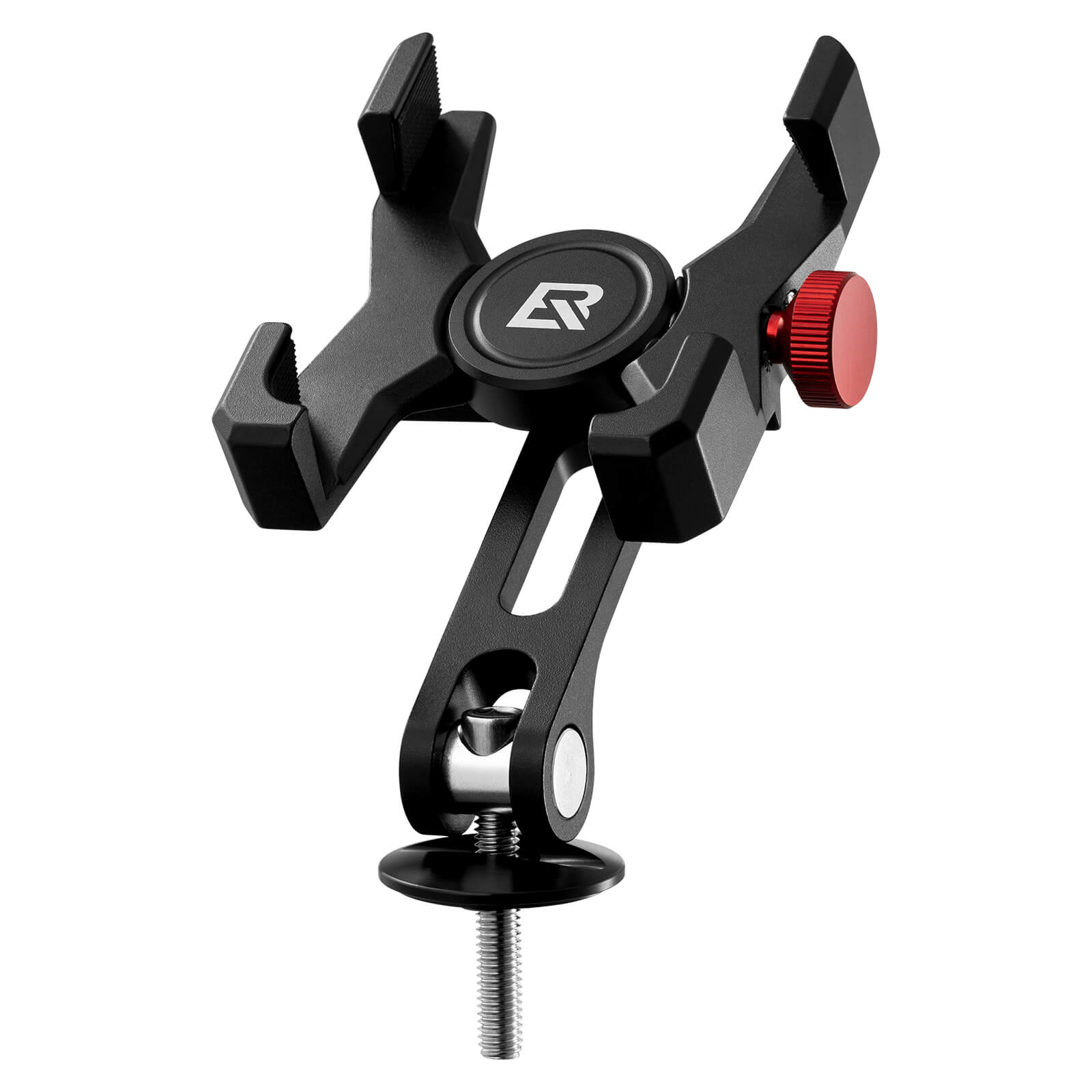 Durable ROCKBROS metal bicycle phone mount for bumpy roads.
#Mounting Style_Stem Top Cap Mount
