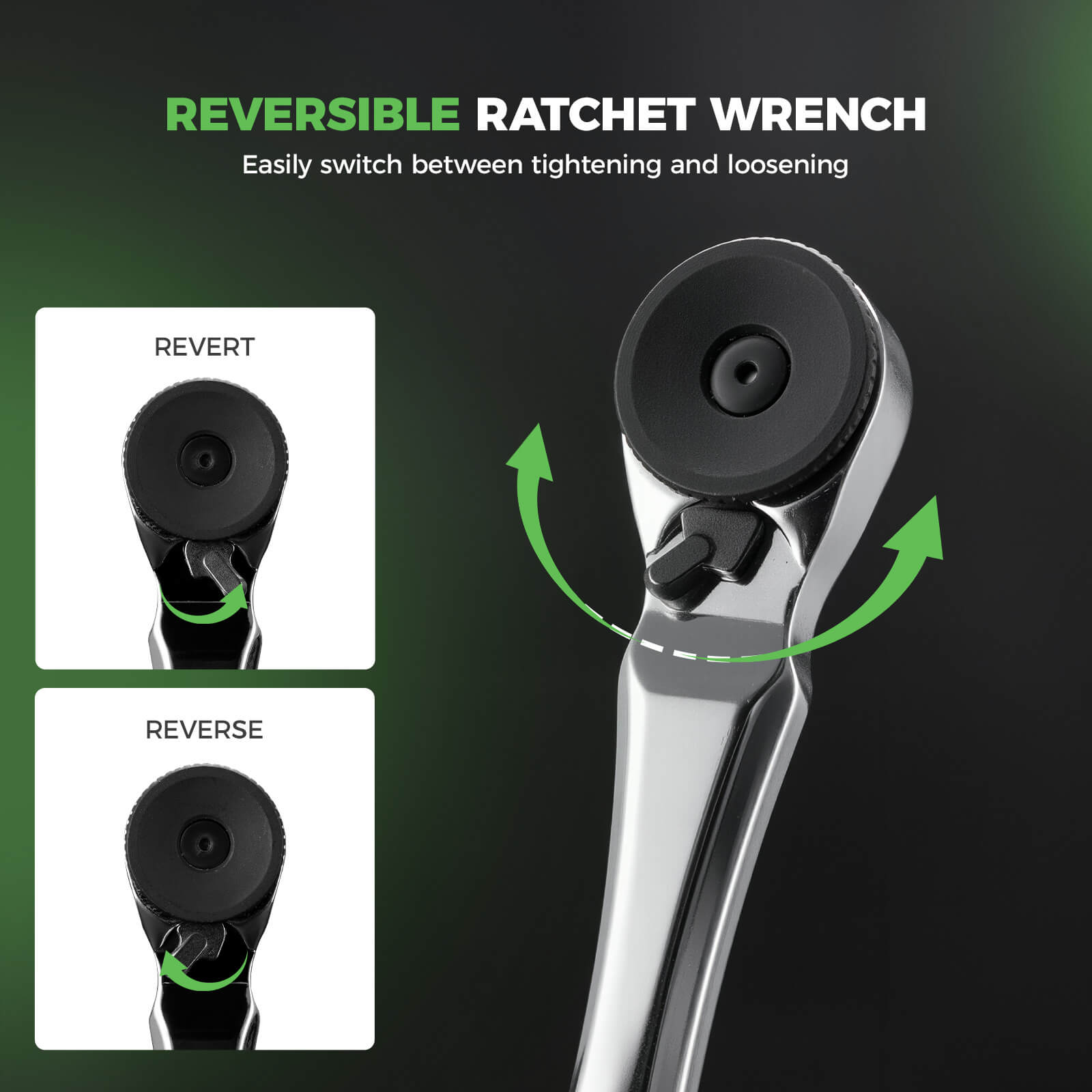 ROCKBROS mini bicycle ratchet wrench set for easy bike maintenance.