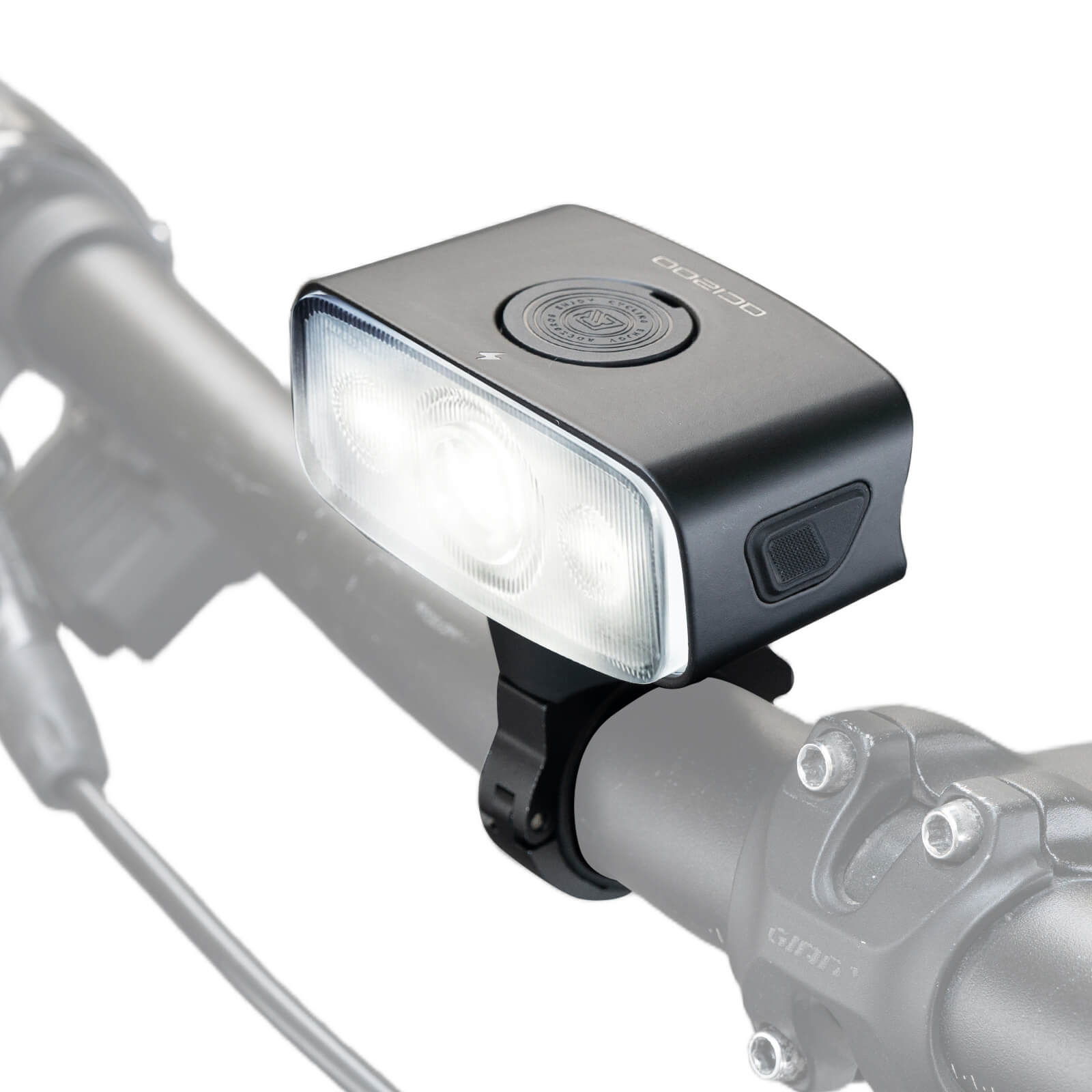 ROCKBROS Mini Bike Front Light - Ultra Bright LED Safety Torch for Night Riding.
#color_black