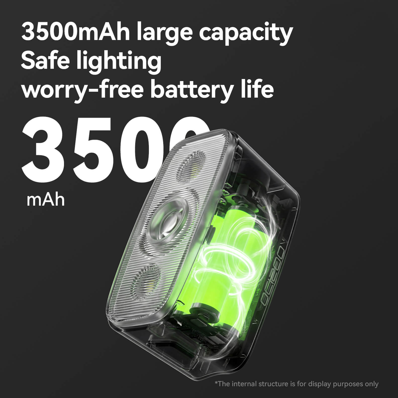 ROCKBROS Mini Bike Front Light - Ultra Bright LED Safety Torch for Night Riding.
#color_white