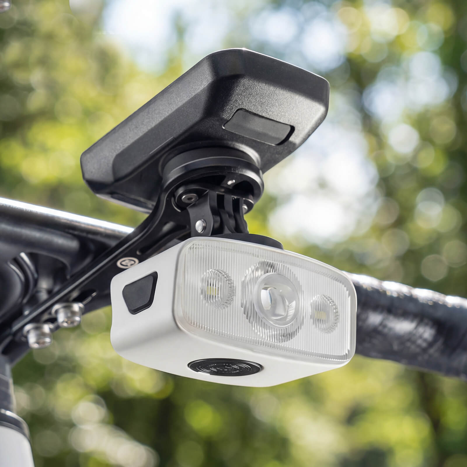 ROCKBROS Mini Bike Front Light - Ultra Bright LED Safety Torch for Night Riding.
#color_white