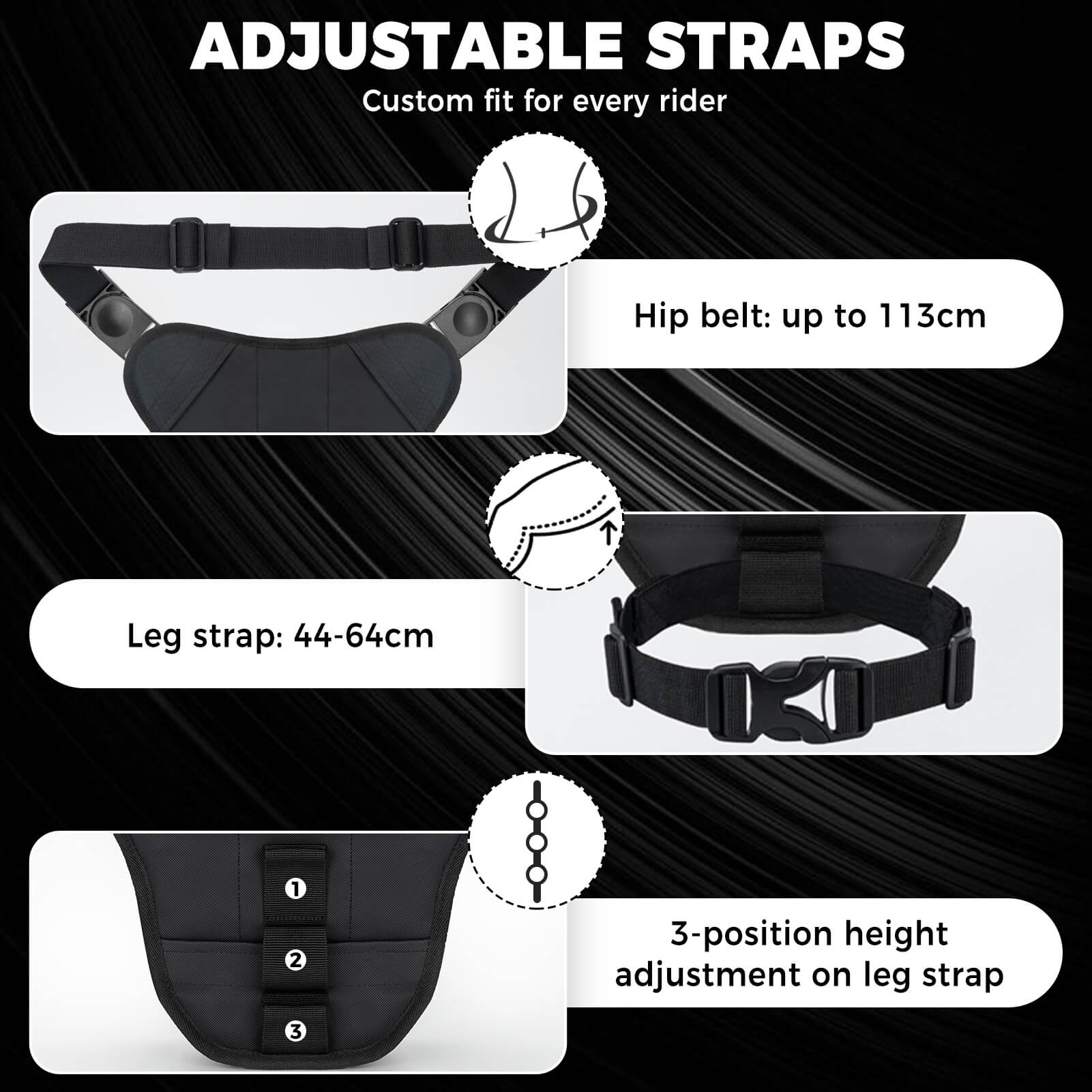 ROCKBROS magnetic attachment motorcycle bag for motorbike riders.