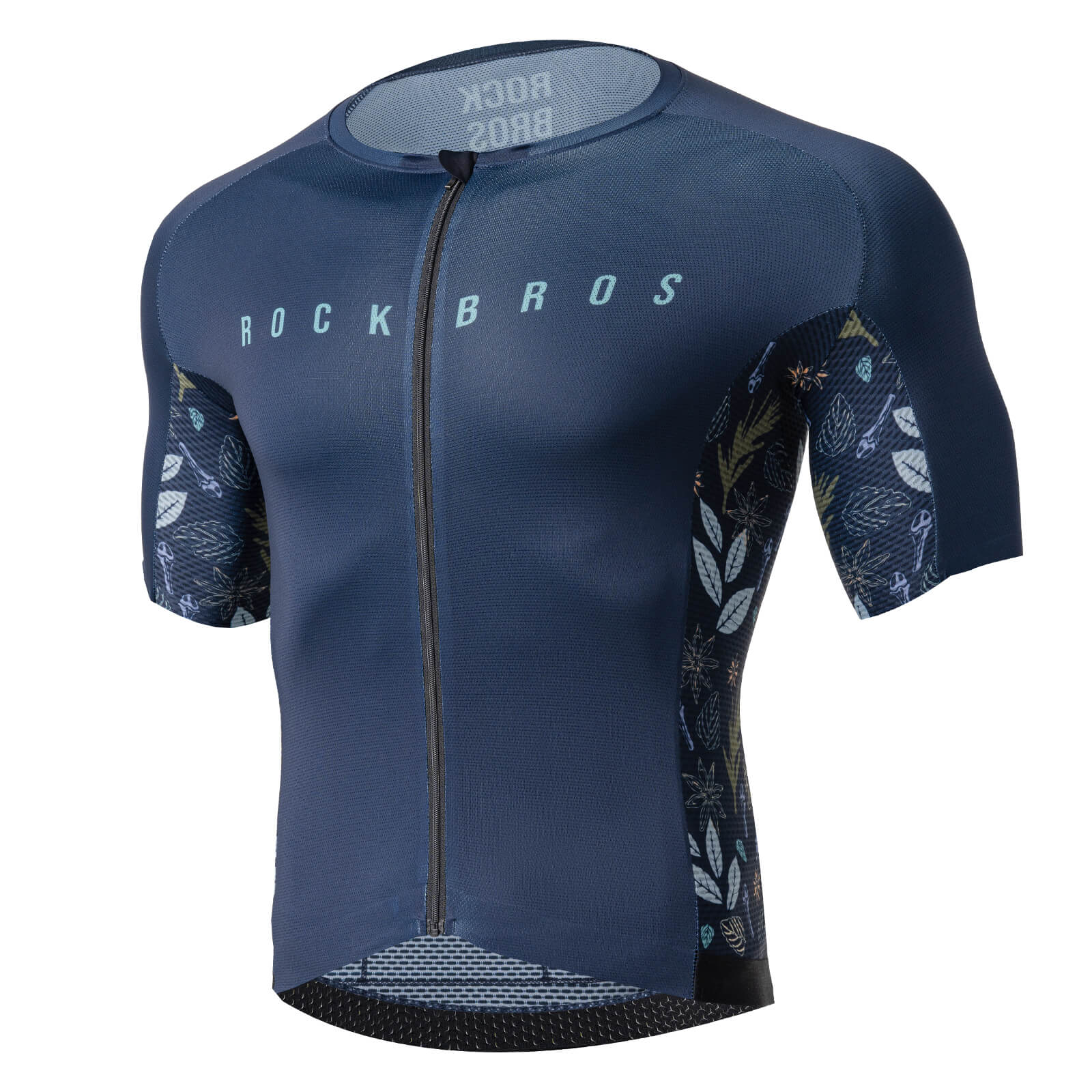 rockbros lightweight men’s cycling jersey for outdoor rides
#color_blue