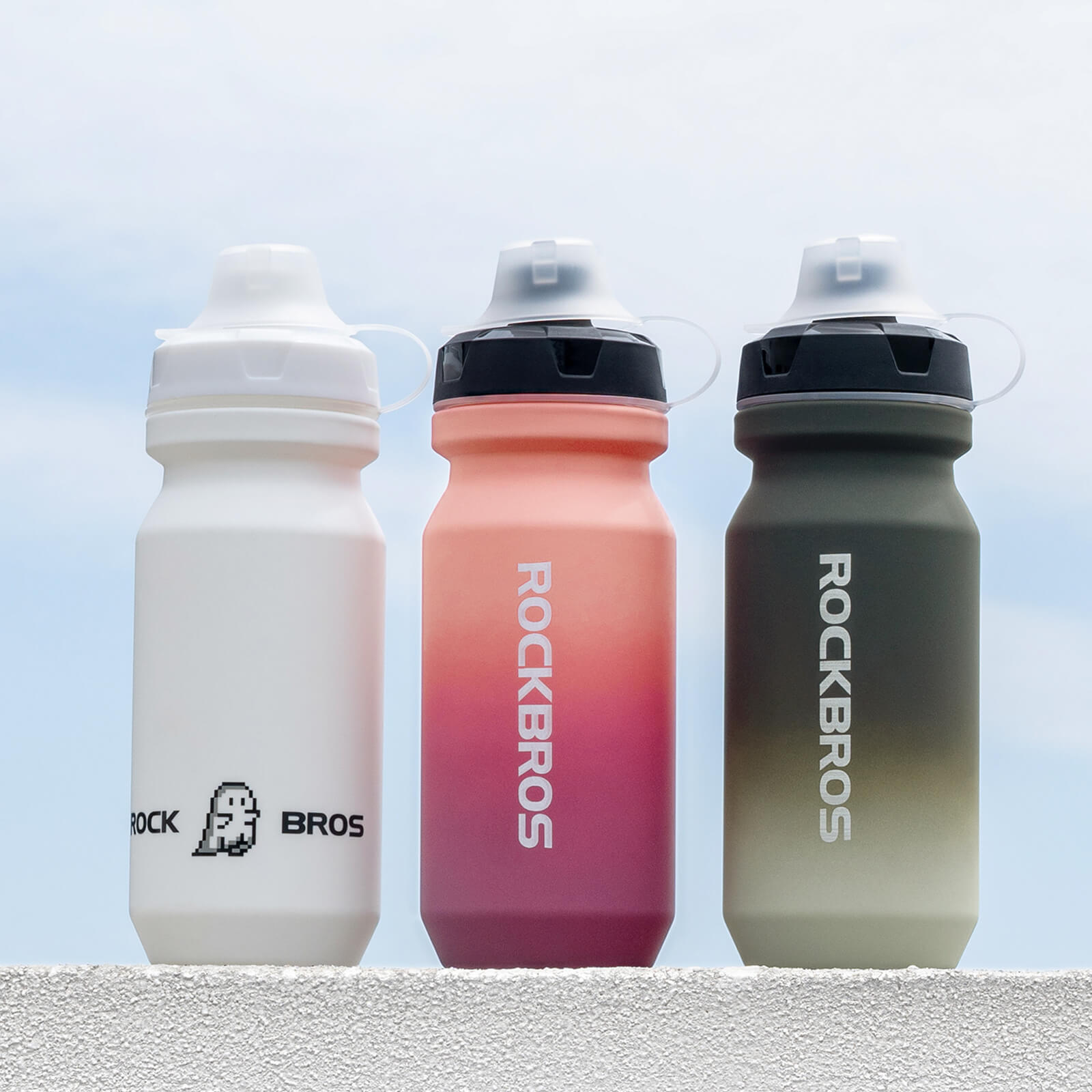 rockbros stainless steel naturesip water bottle 600ml for daily hydration
#color_pink