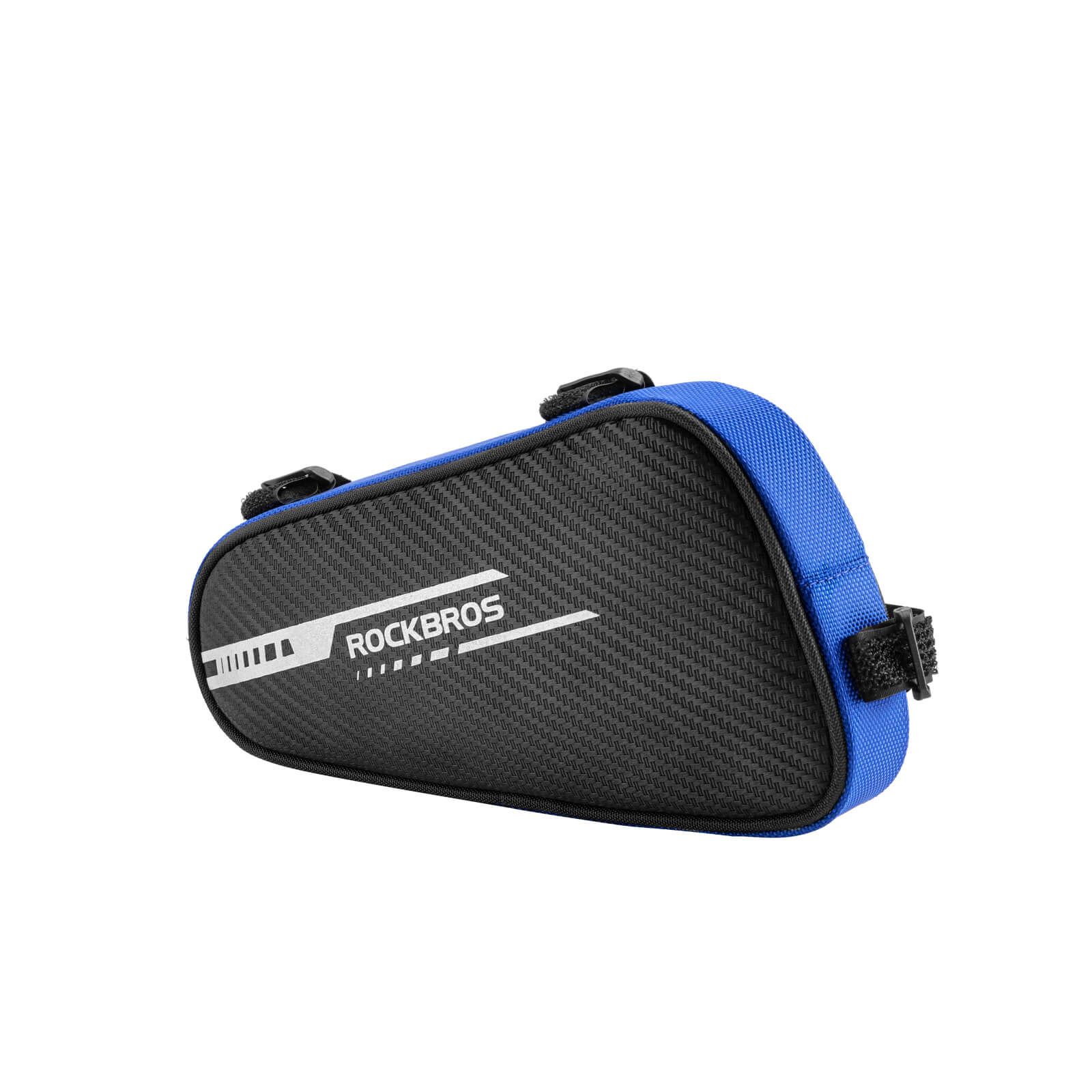 ROCKBROS nylon triangle frame bag with large capacity storage.
#color_blue