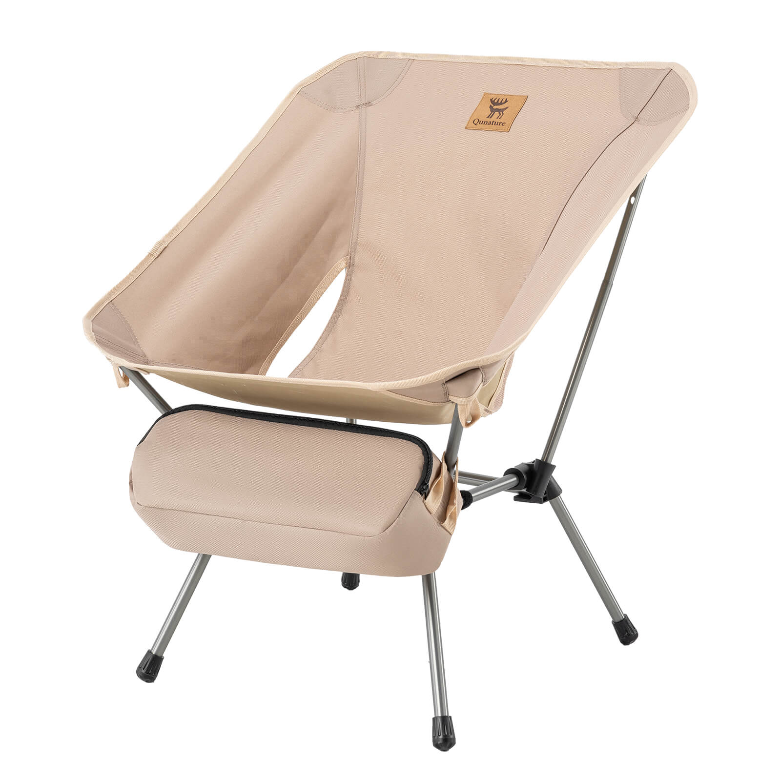 rockbros lightweight and easy carry camping chair.
#color_light khaki