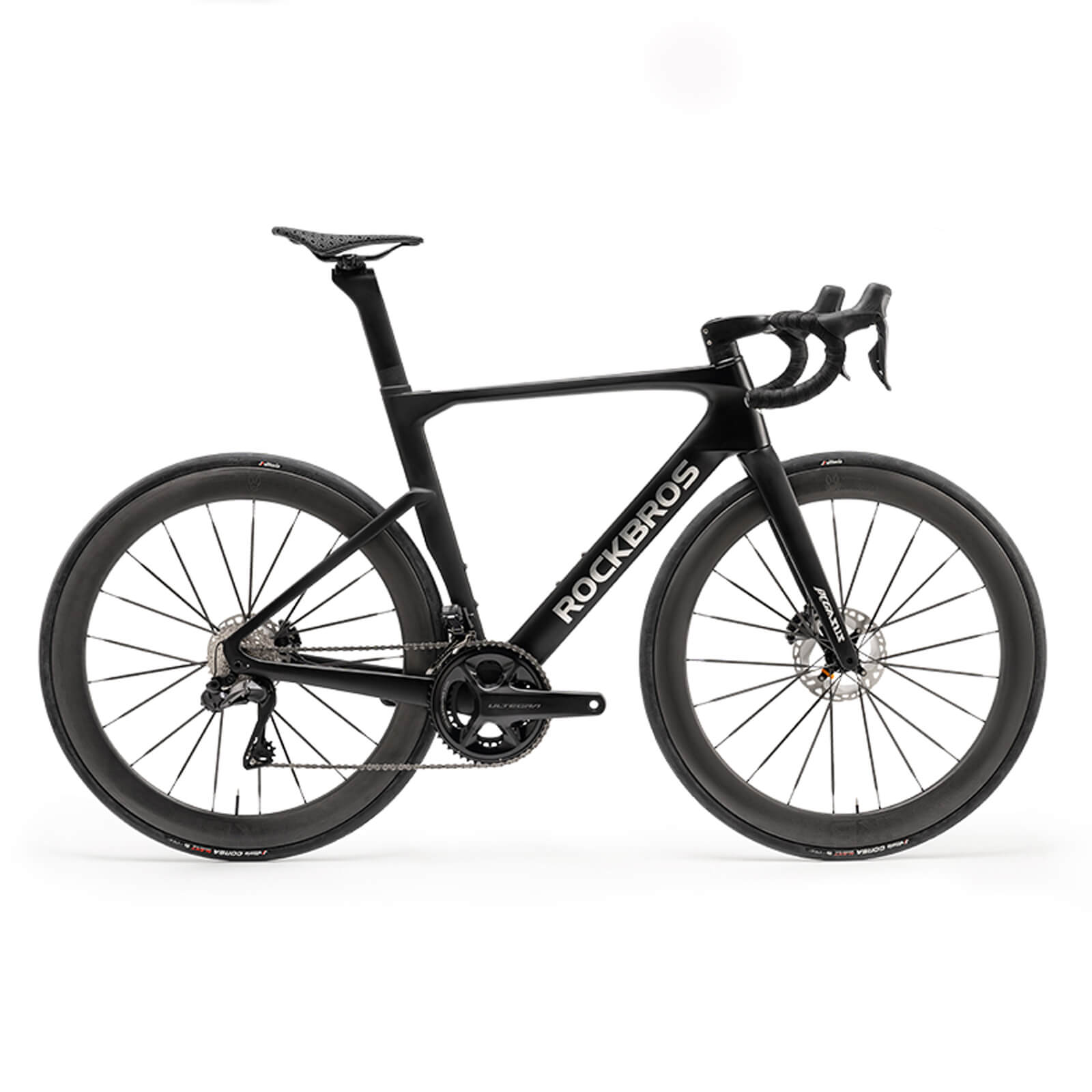 ROCKBROS PGZ-RH road bike with lightweight carbon frame for performance cycling.
#kits_Shimano R8170 kit