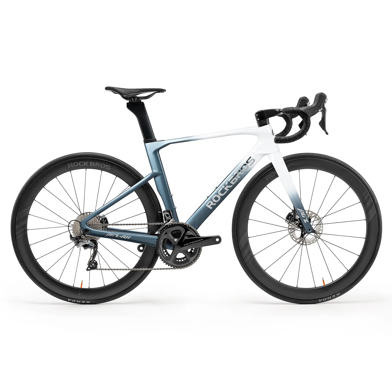 PGZ Carbon Fiber Road Bike Blue/Green