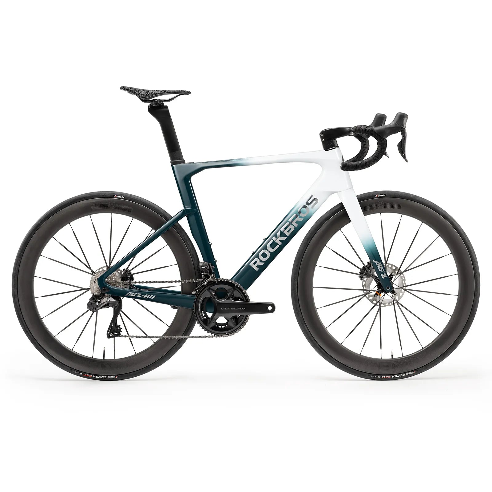 PGZ Carbon Fiber Road Bike Blue/Green