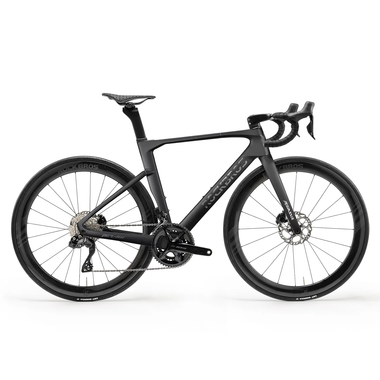 ROCKBROS PGZ-RH road bike with lightweight carbon frame for performance cycling.
#kits_Shimano R7170 kit