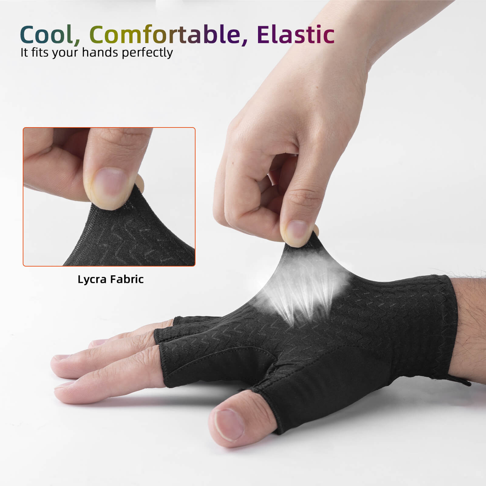 ROCKBROS phantom shadow half finger sports gloves for cycling and training.