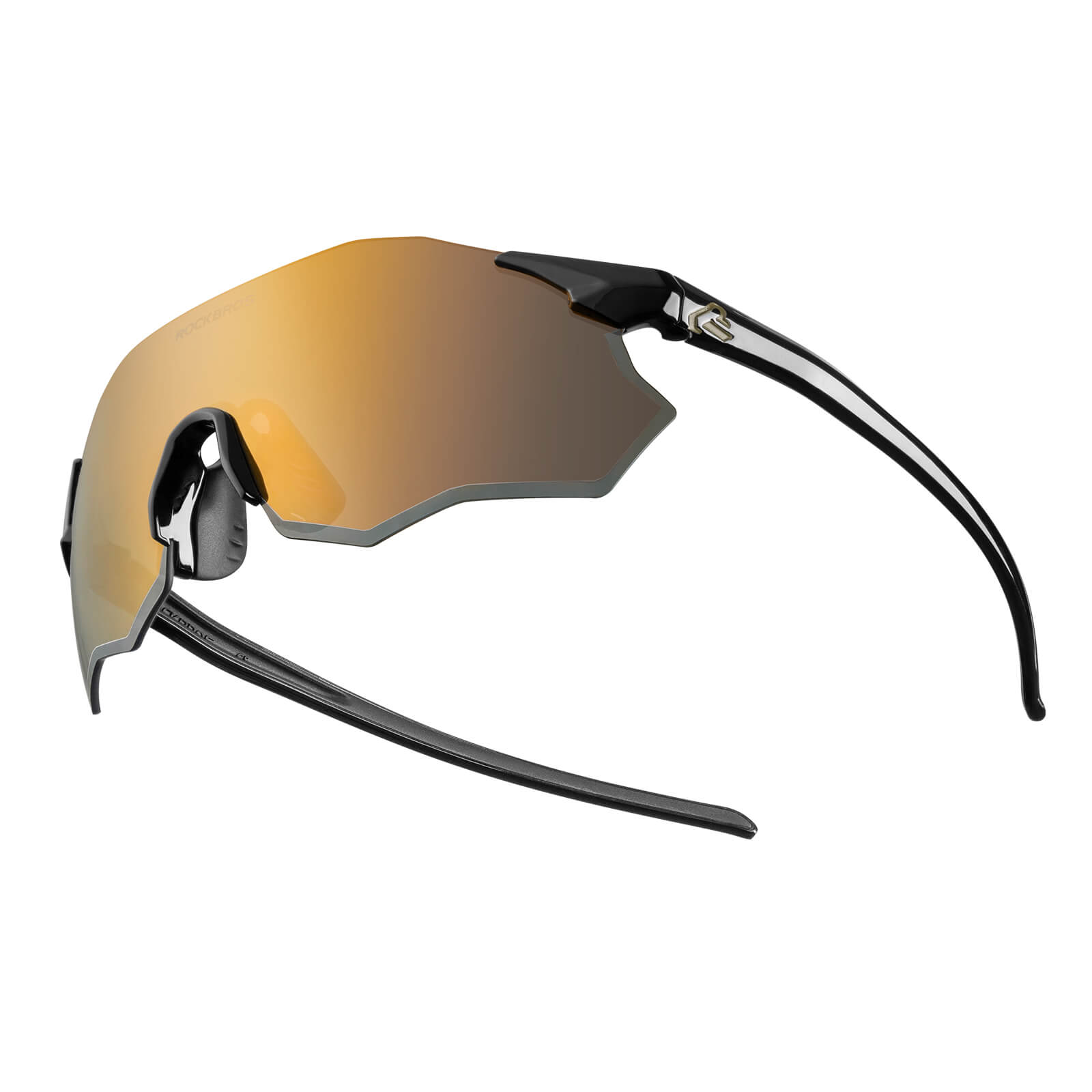 rockbros photochromic cycling glasses uv400 protection tr90 lightweight frame for outdoor riding