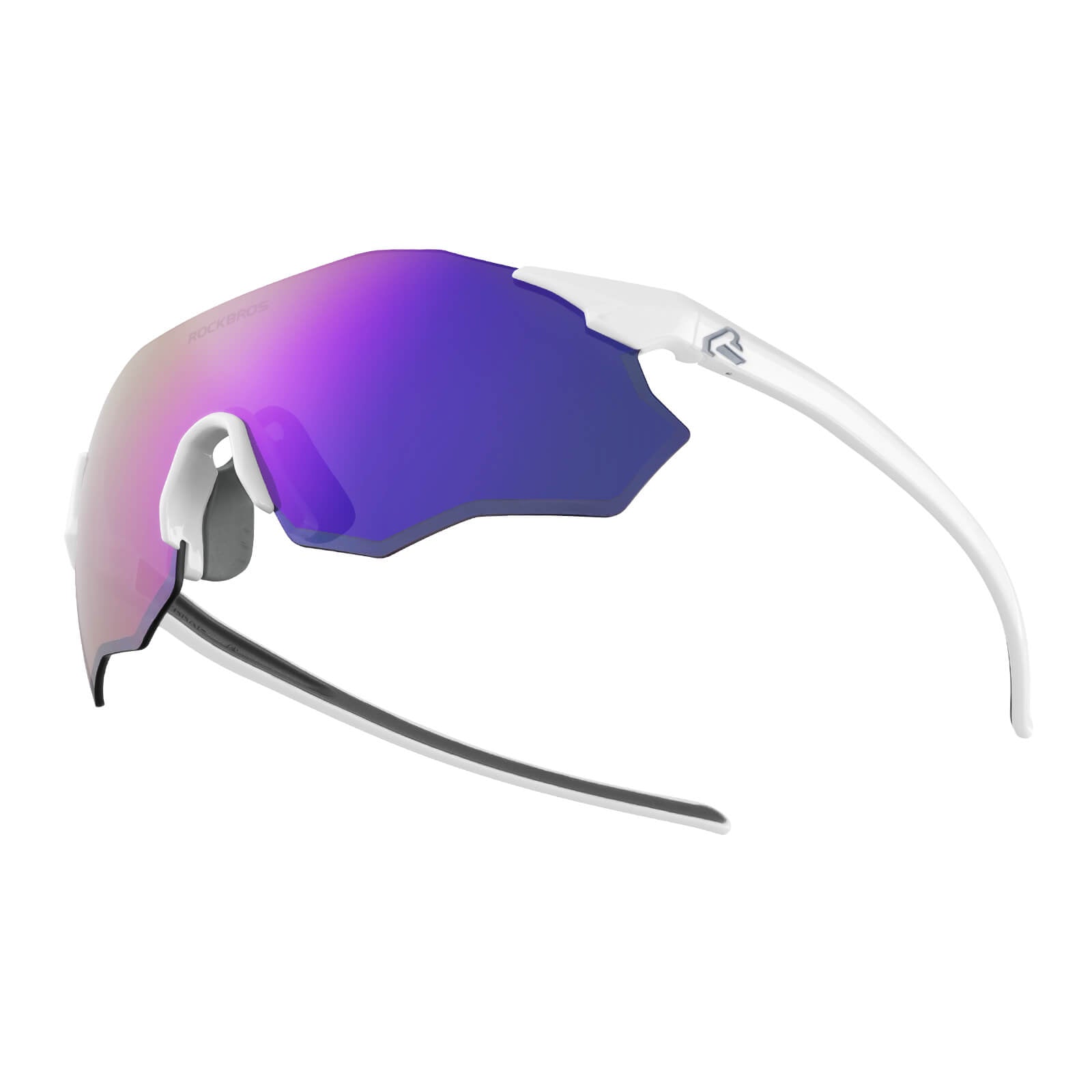 rockbros photochromic cycling glasses uv400 protection tr90 lightweight frame for outdoor riding