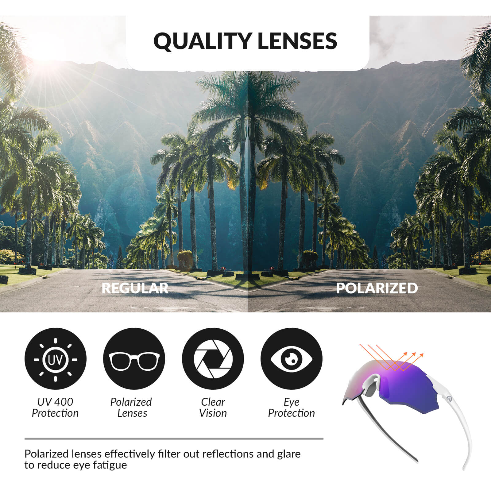rockbros photochromic cycling glasses uv400 protection tr90 lightweight frame for outdoor riding