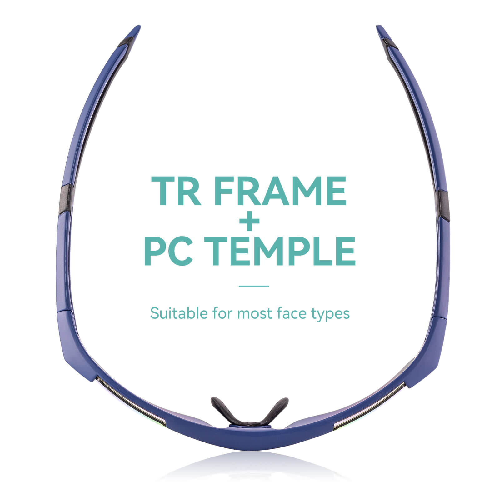 ROCKBROS photochromic cycling glasses with Rx insert for day and night riding.