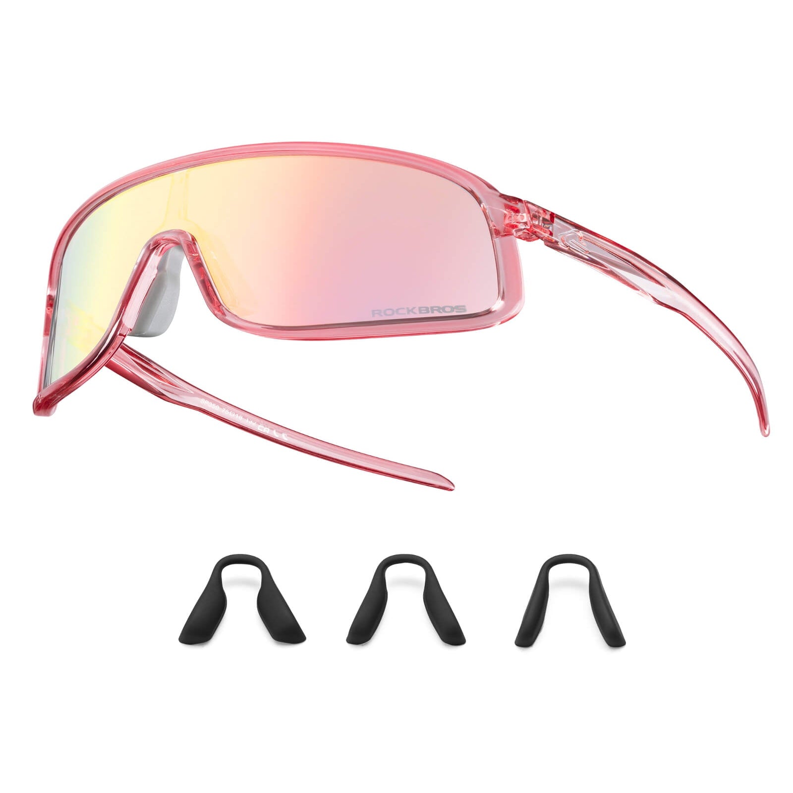 rockbros photochromic cycling sunglasses for outdoor riding
#color_pink