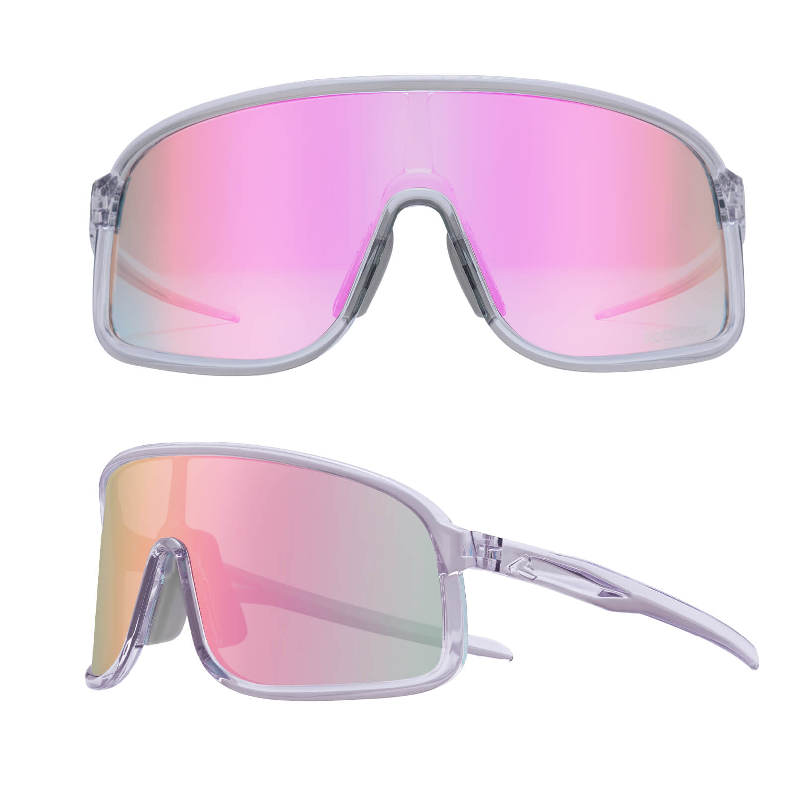 rockbros photochromic cycling sunglasses for outdoor riding
#color_plum pink