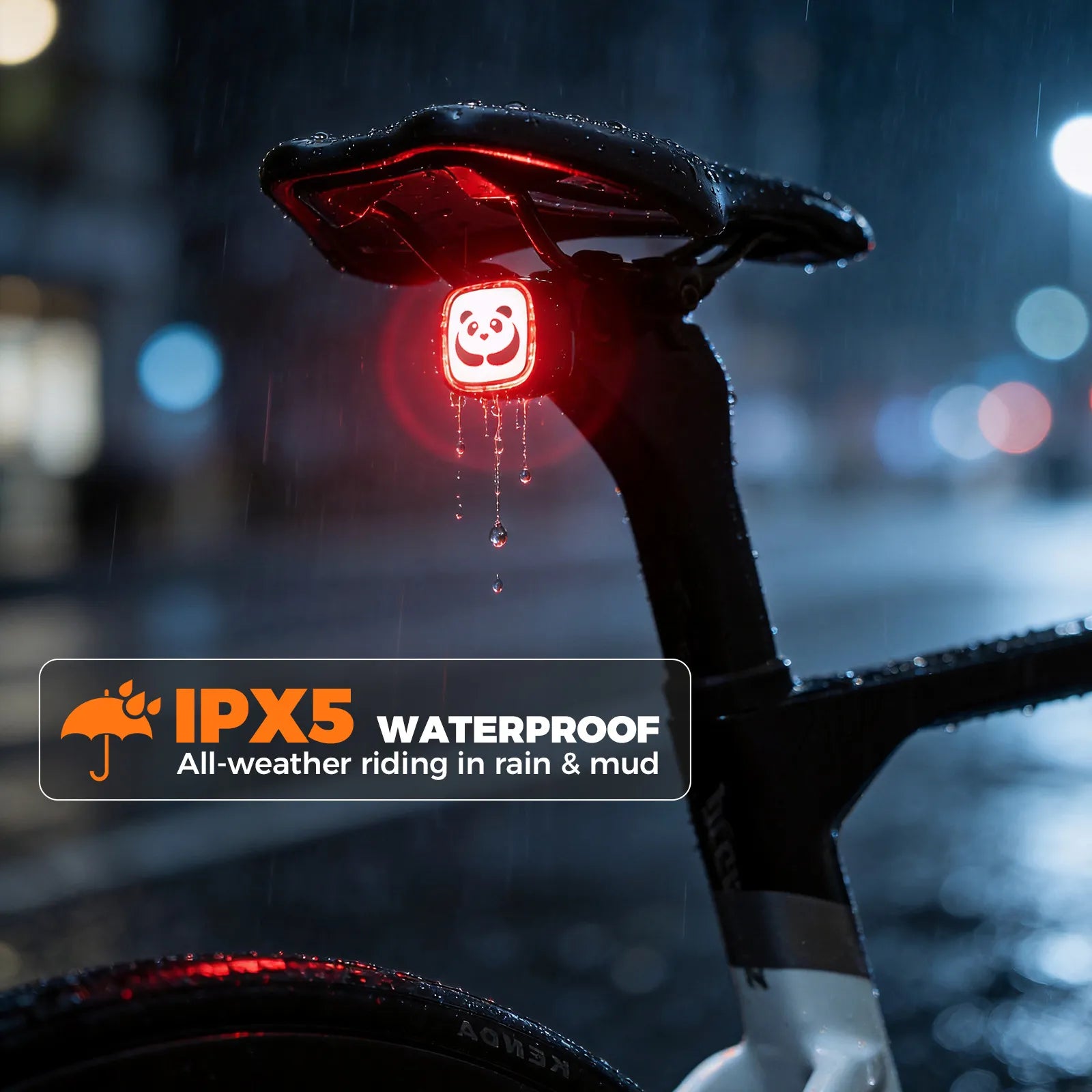 The rockbros Q2MAX taillights support multiple LED dynamic expression switching displays.
#options_Cyber Cat