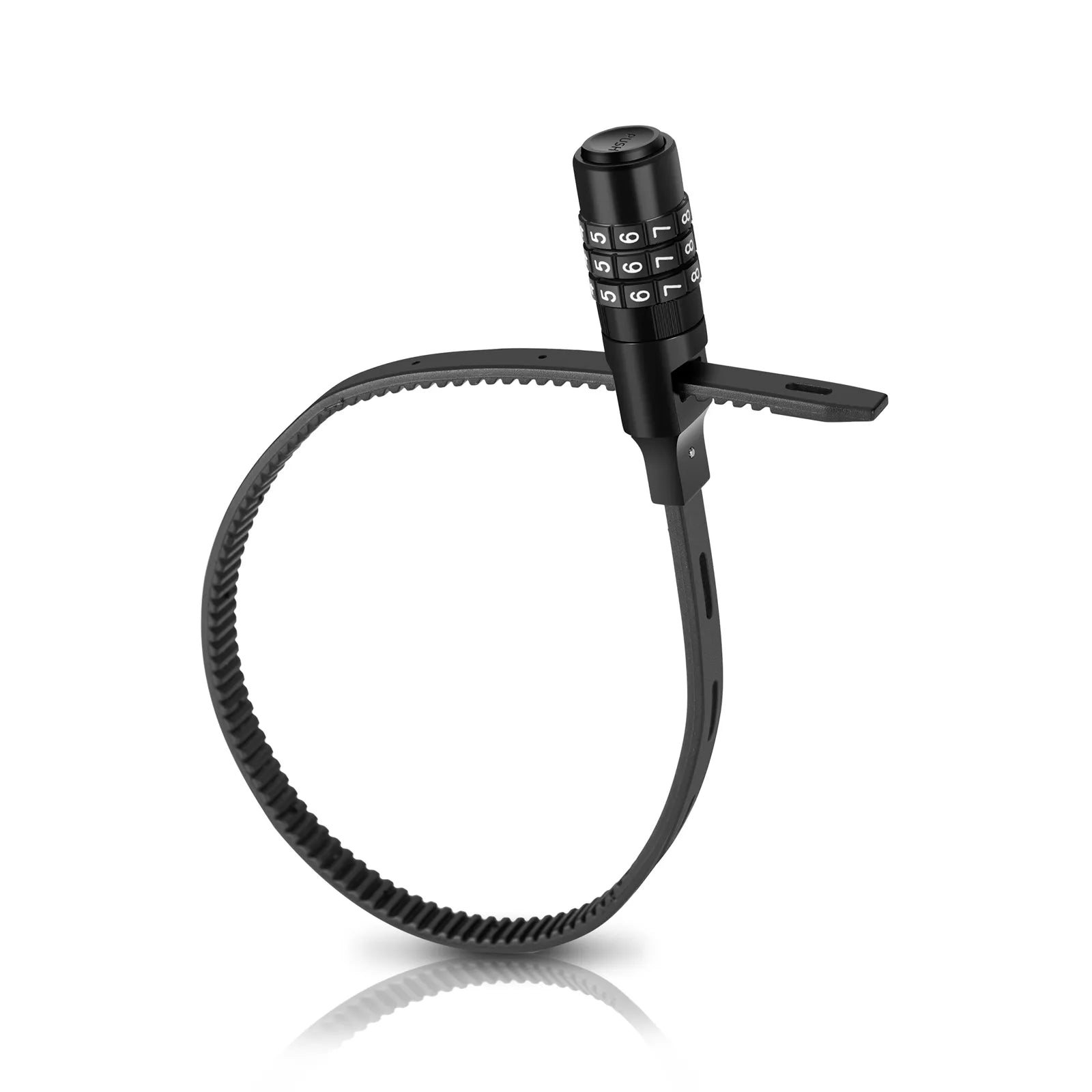 ROCKBROS Anti-theft Zip Tie Bike Lock - Lightweight Resettable 3-Digit Combination Cable Lock for Bicycles.