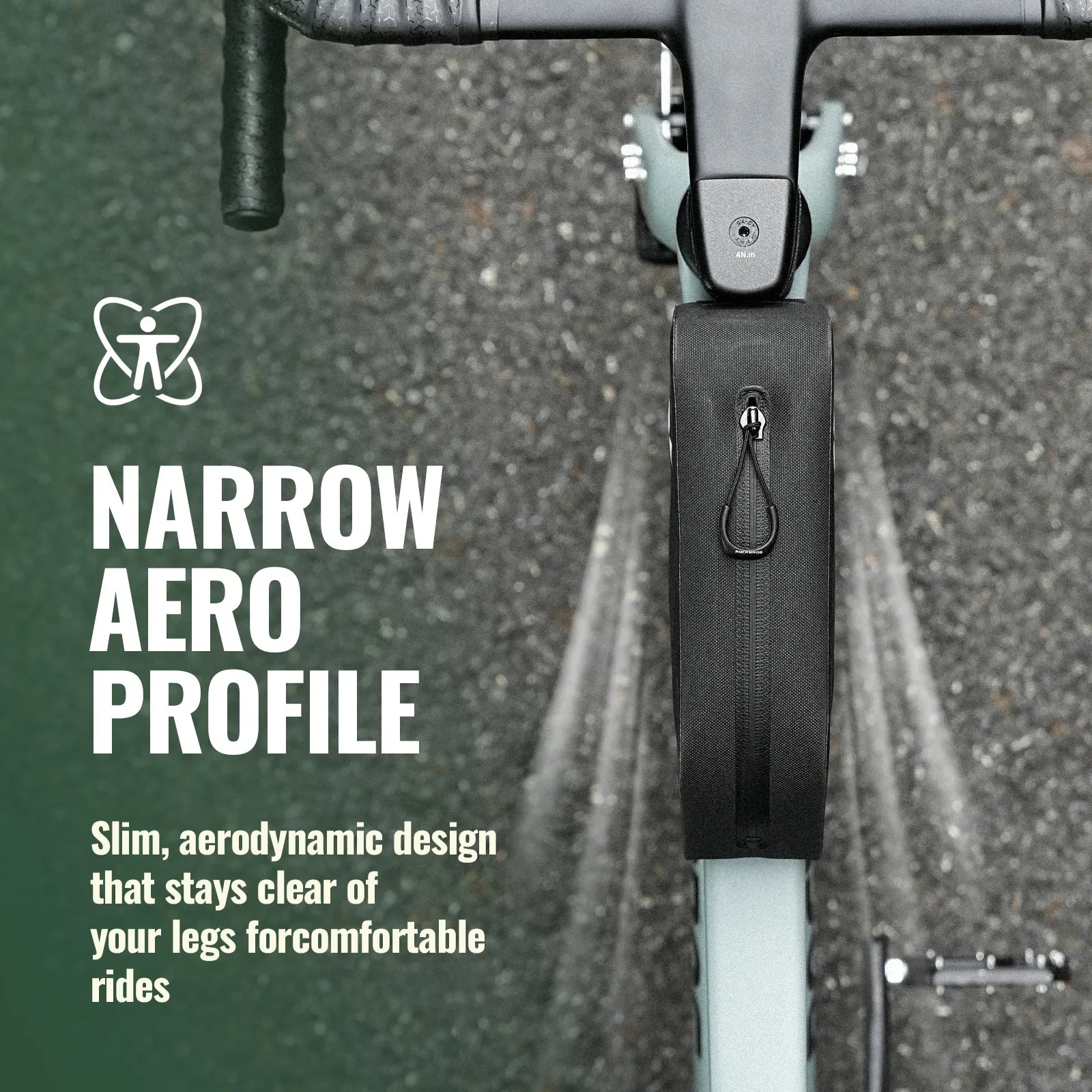 ROCKBROS RideMate waterproof bike bag for all-weather cycling