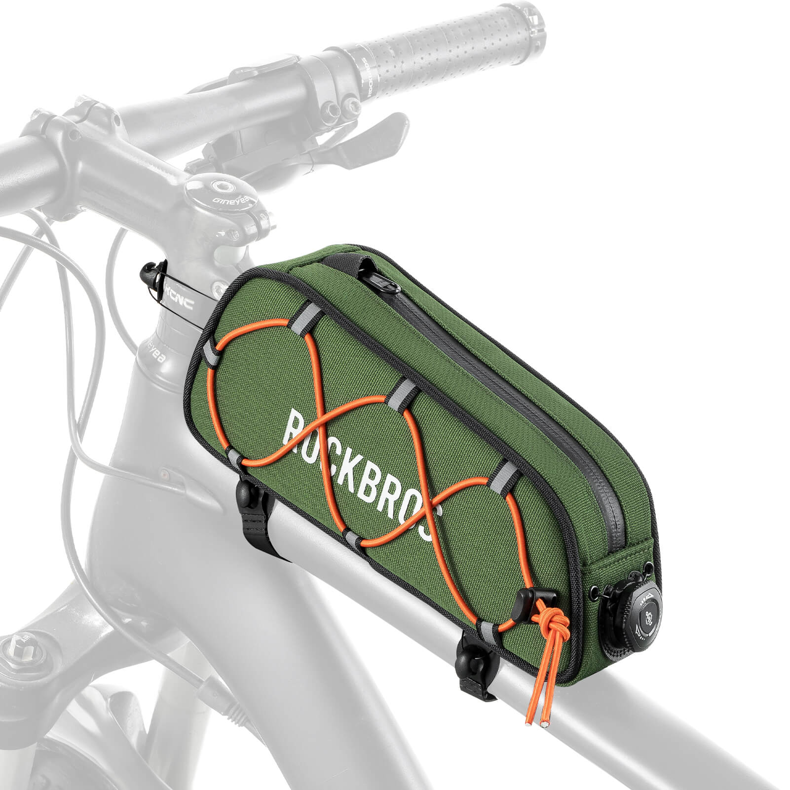 rockbros road to sky cycling bag one-click lock multi-colour.
#color_green