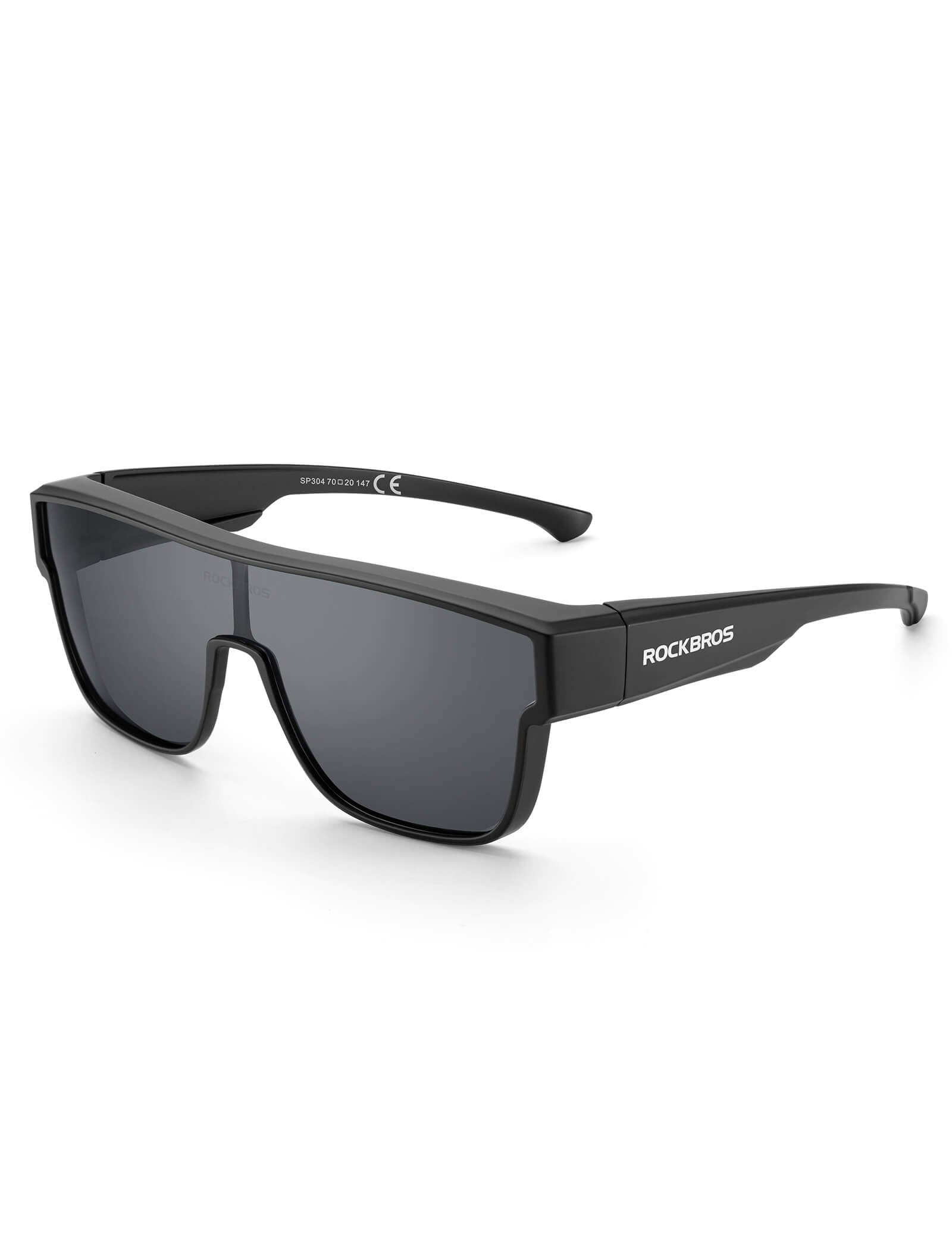ROCKBROS SP304 Polarised Over-Glasses Sunglasses for Men and Women.
#color_black