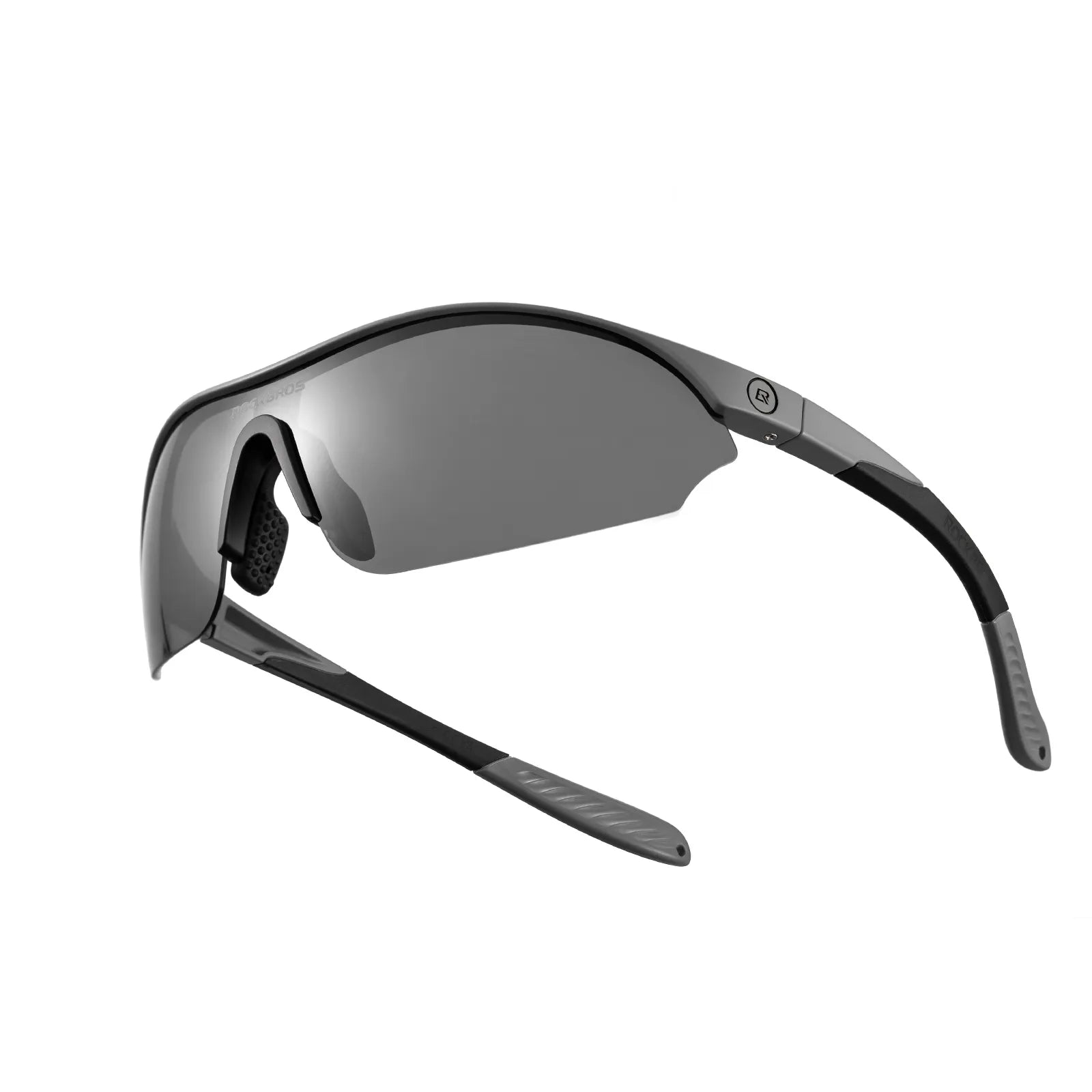 ROCKBROS SP402 Polarized Cycling Sunglasses with Matte Black Frame for Men and Women.
#color_grey