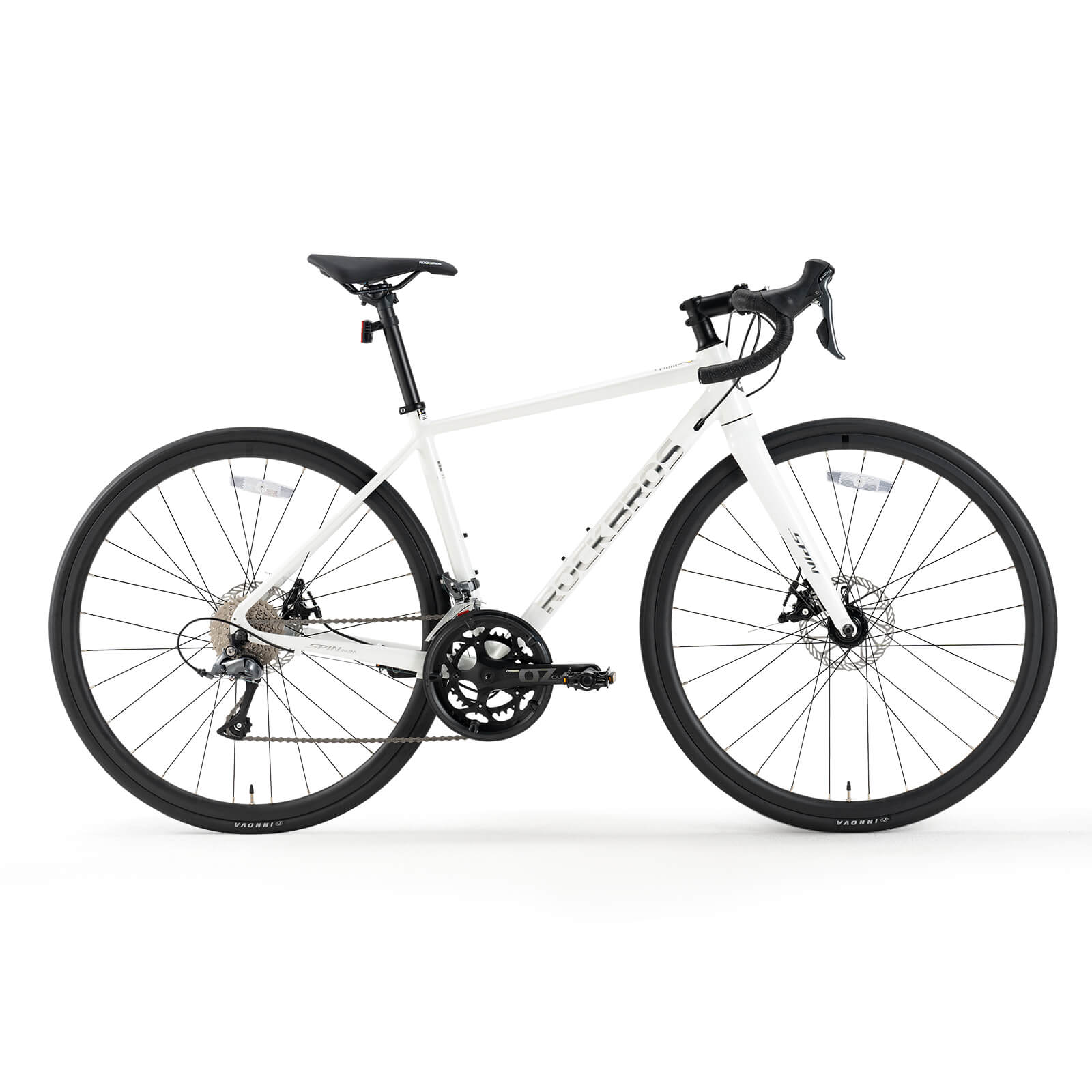 Rockbros Spin-W2M lightweight aluminum road bike for professional racing.
#color_white