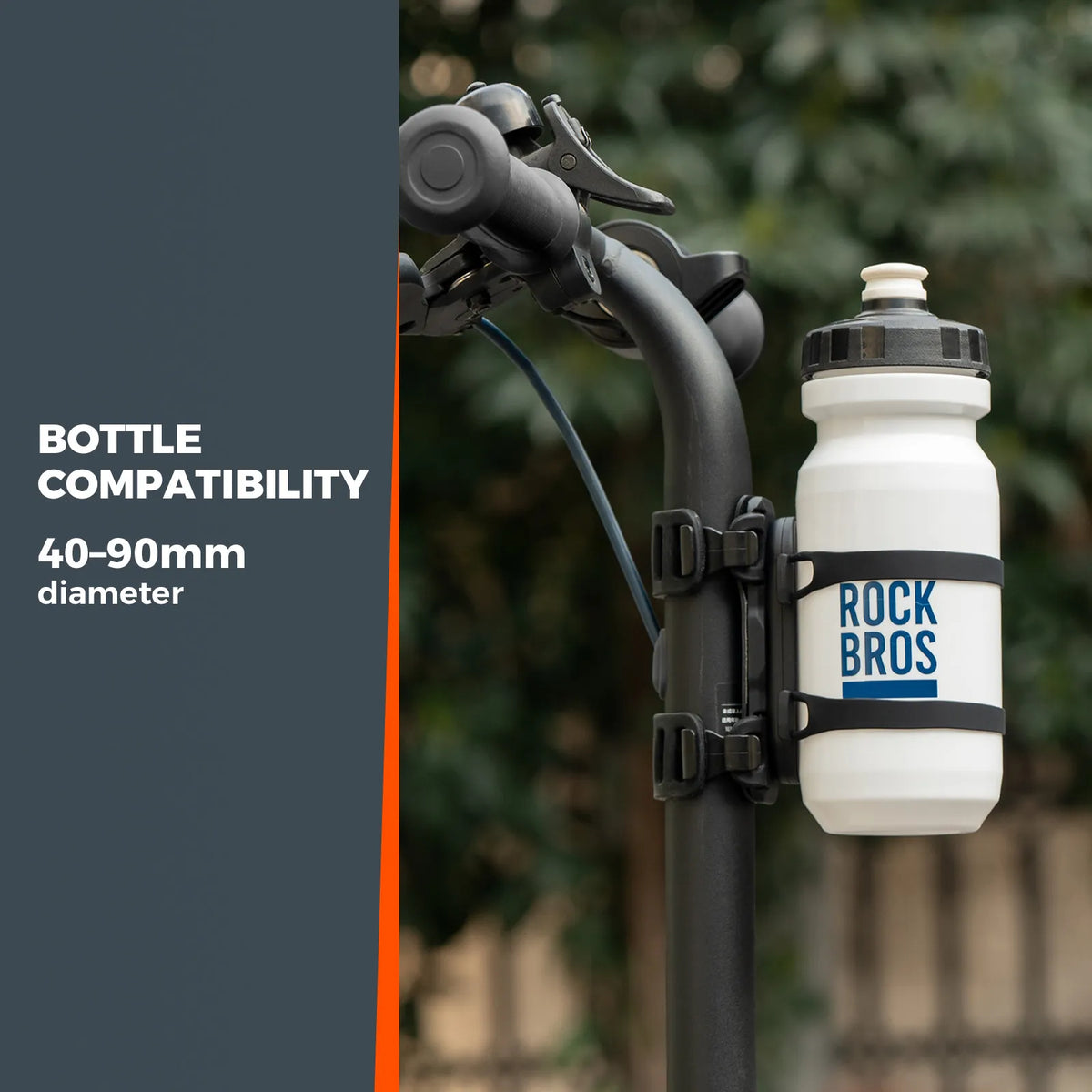 rockbros magnetic strap-on bike bottle cage for quick release and easy mounting.
#options_Strong Hold