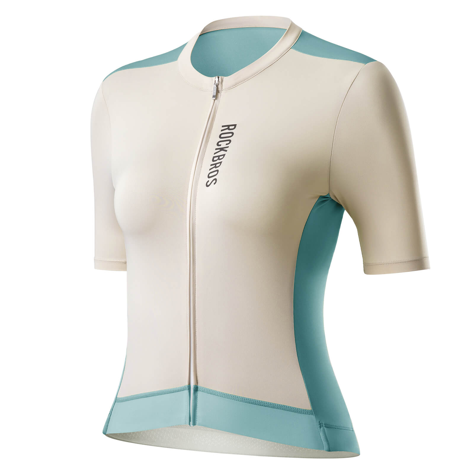 rockbros women’s summer breathable bike jersey for road and MTB rides.
#color_sky blue