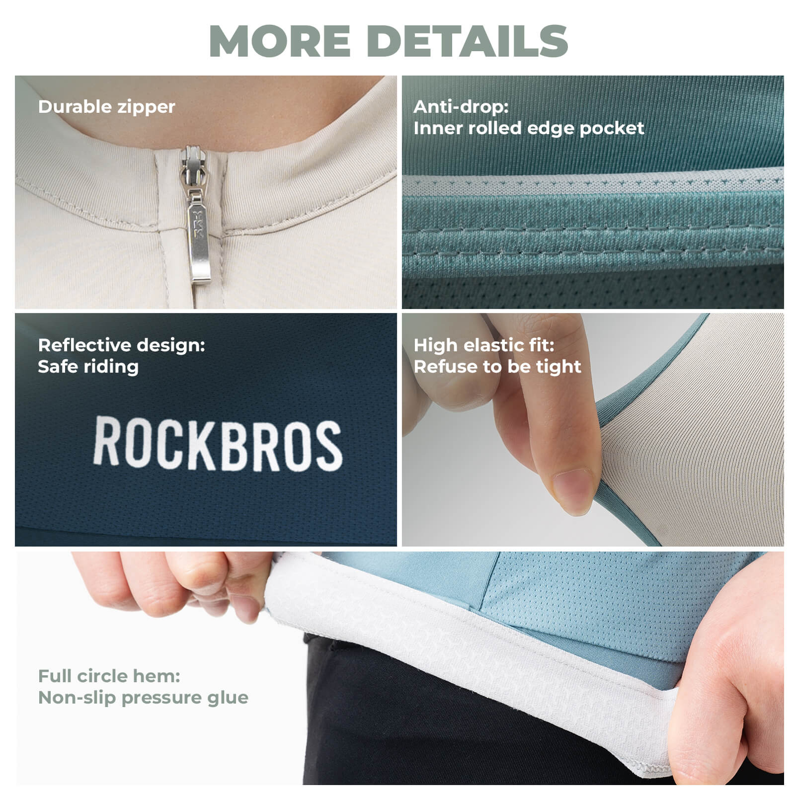 rockbros women’s summer breathable bike jersey for road and MTB rides.
#color_sky blue