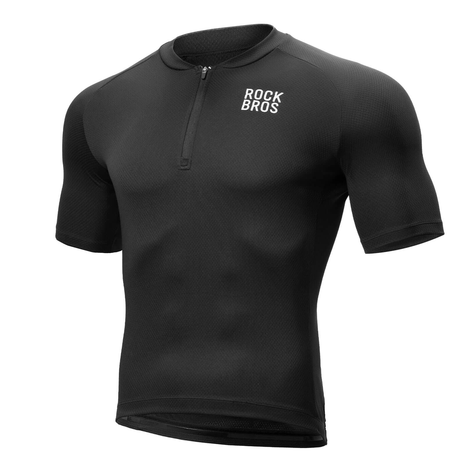 ROCKBROS Summit breathable men's cycling jersey for summer road biking.